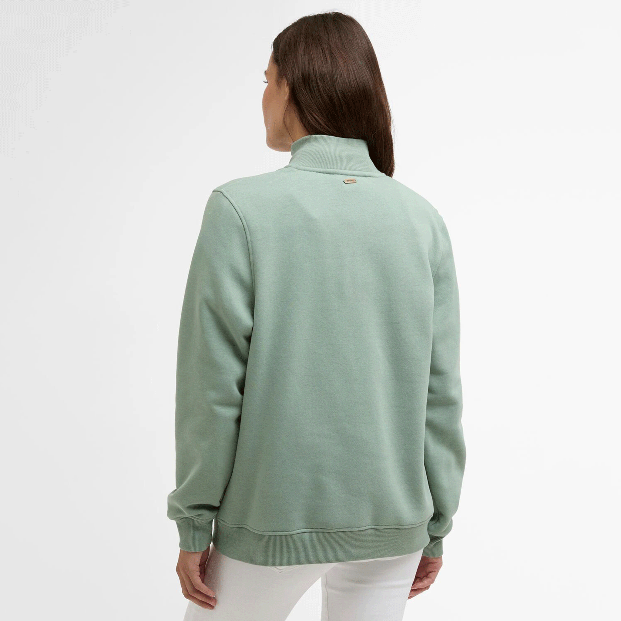 Barbour Cynthia Women's Half Zip Sweatshirt Blue Sage