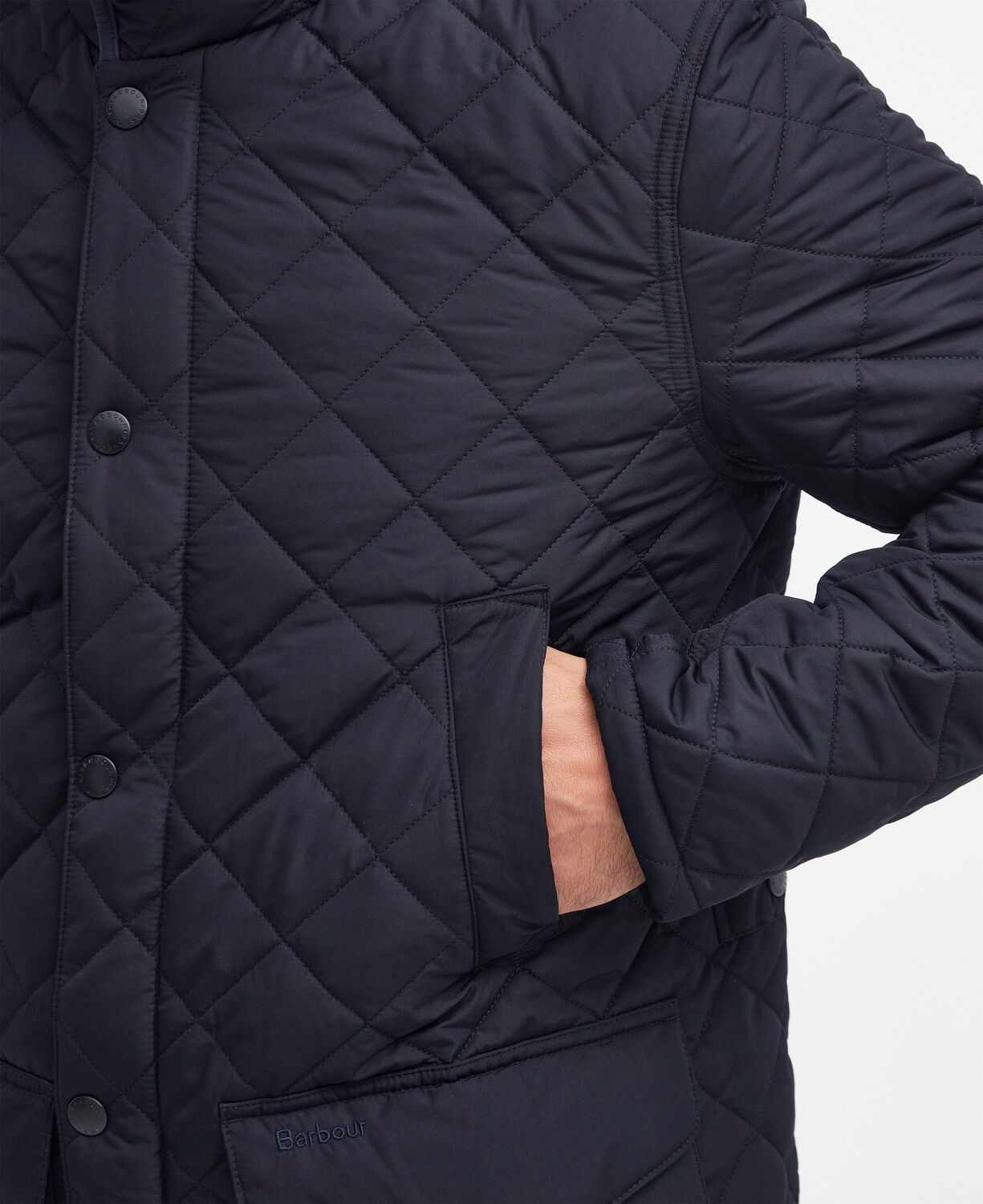 Barbour Devon Men's Quilted Jacket Navy 4