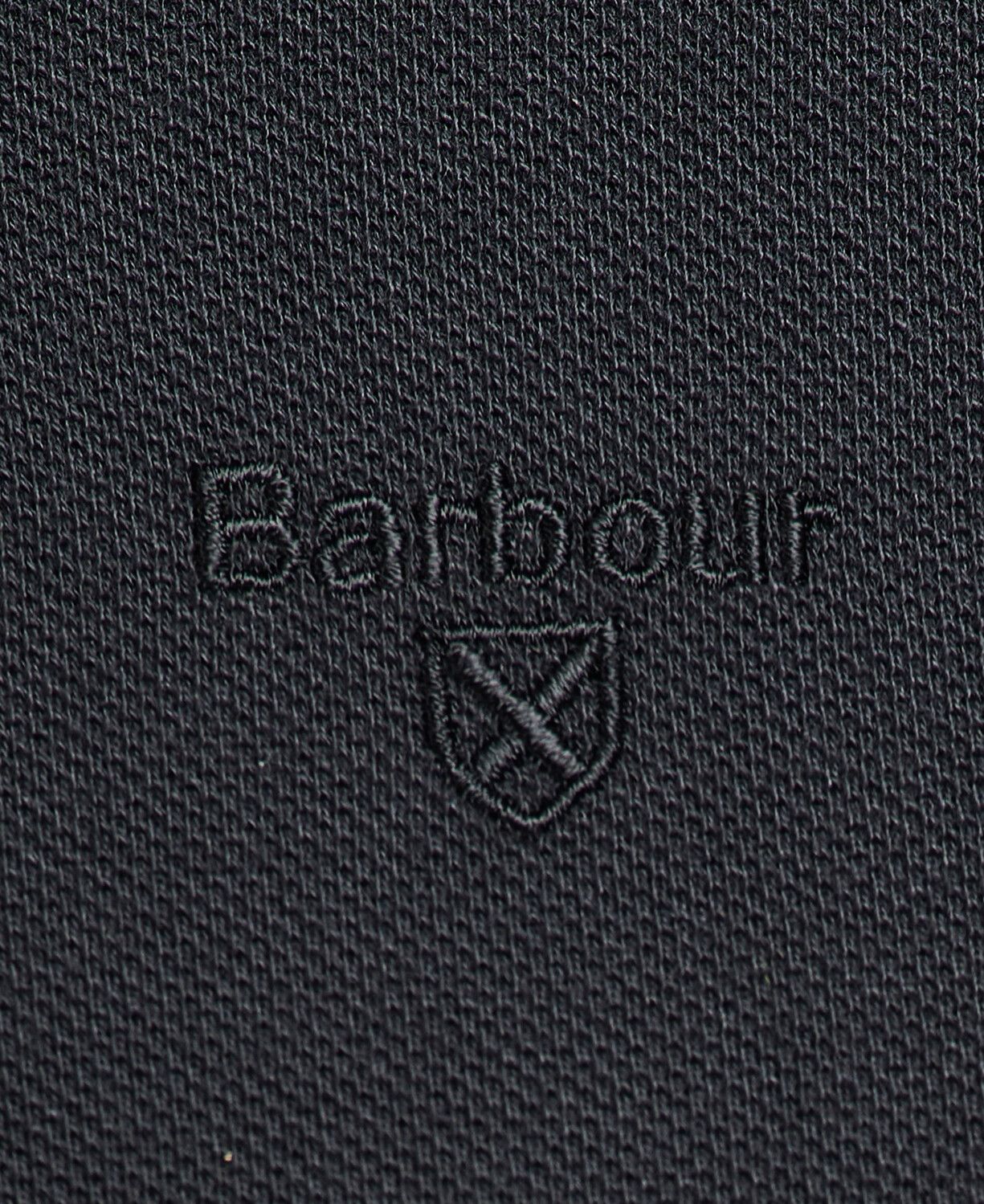 Barbour Essential Long Sleeve Polo Shirt Black 5