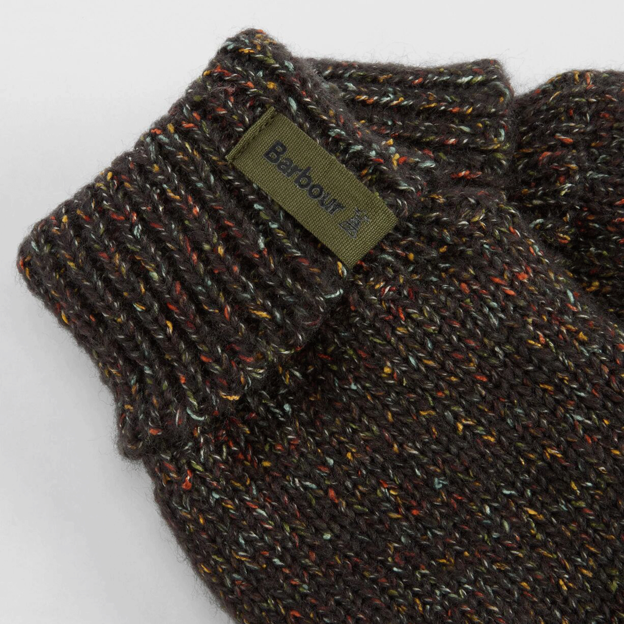 Barbour Eston Knitted Gloves Forest Green