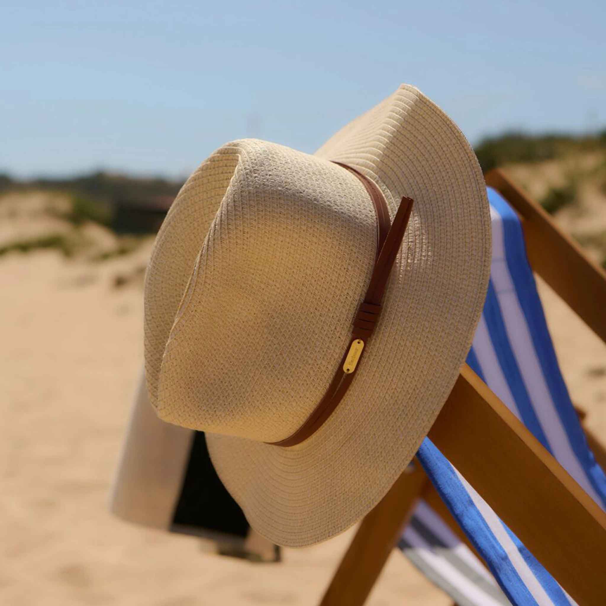 Barbour Evelyn Ladies Braid Trilby Hat Natural