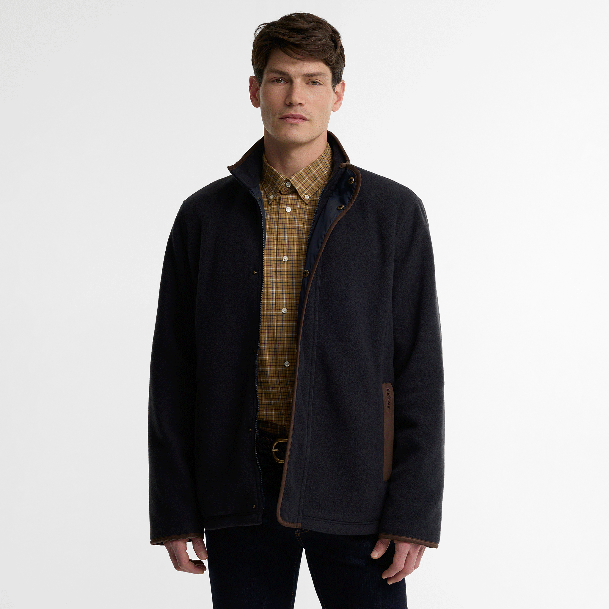 Barbour Fardon Casual Jacket Navy Mens