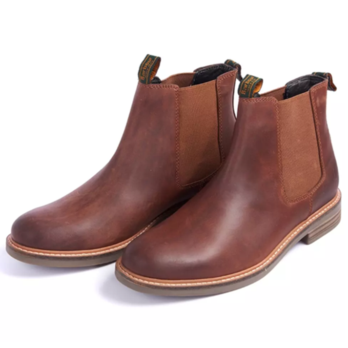 Barbour Farsley Dark Tan Chelsea Boots 2
