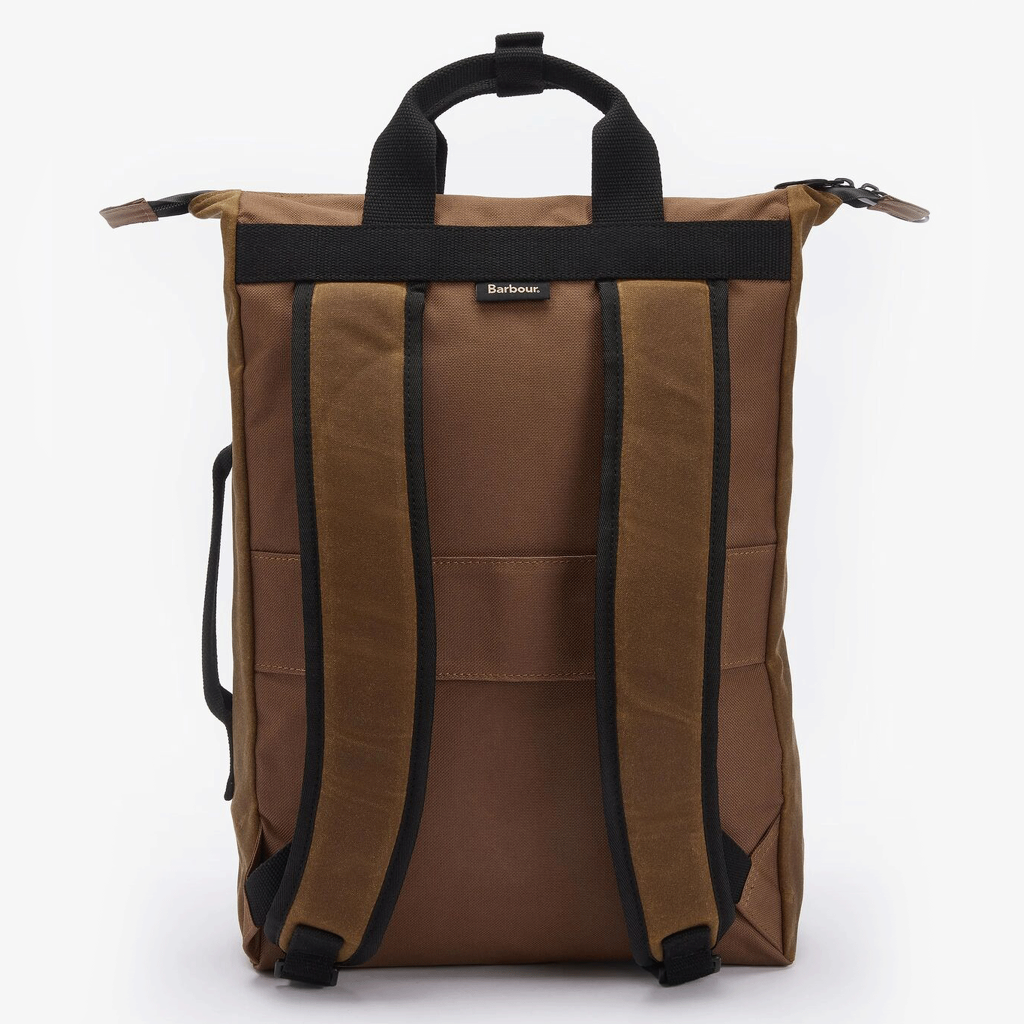 Barbour Field Waxed Backpack Tan-Black