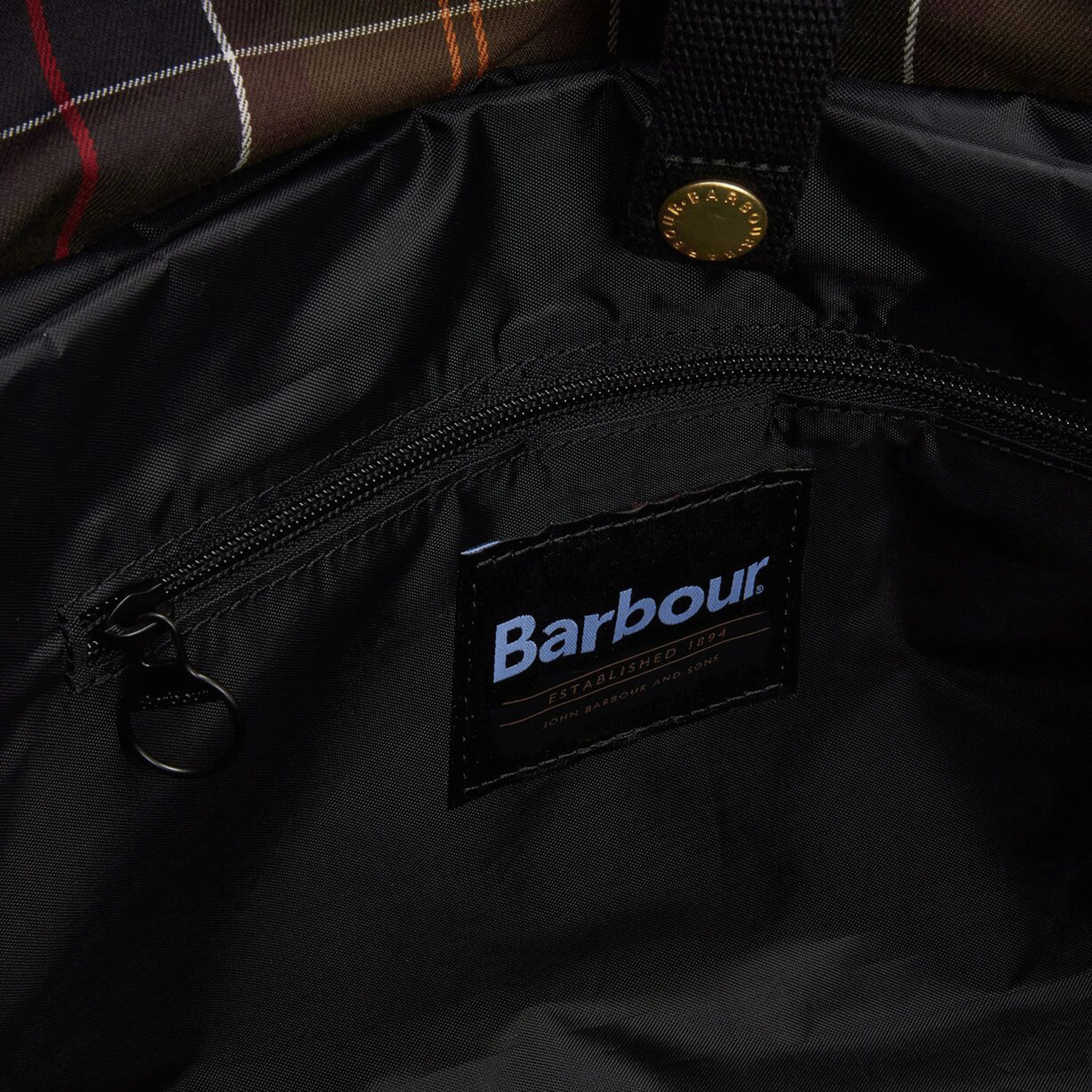 Barbour Field Waxed Holdall Olive-Black