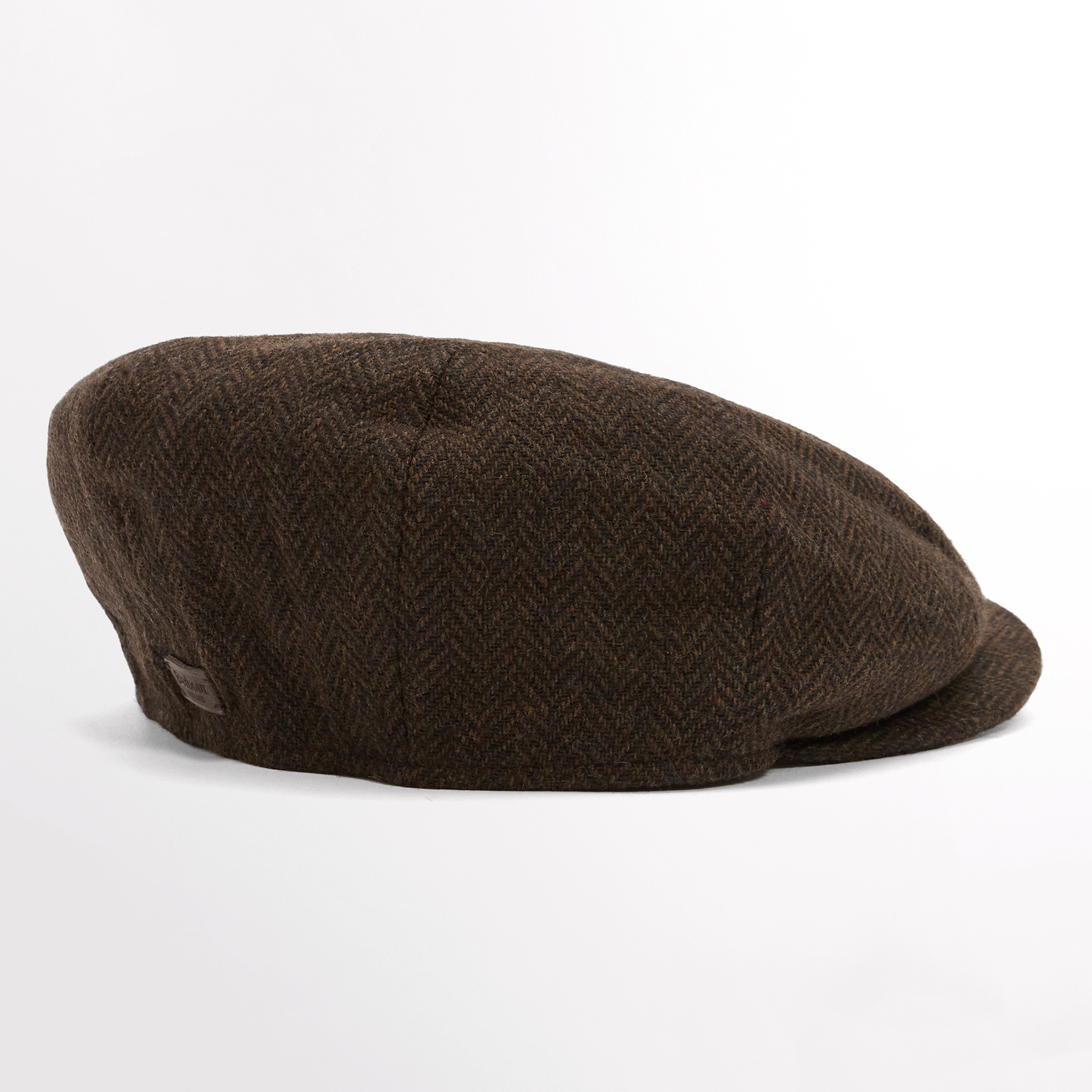 Barbour Fyne Bakerboy Cap Dark Brown