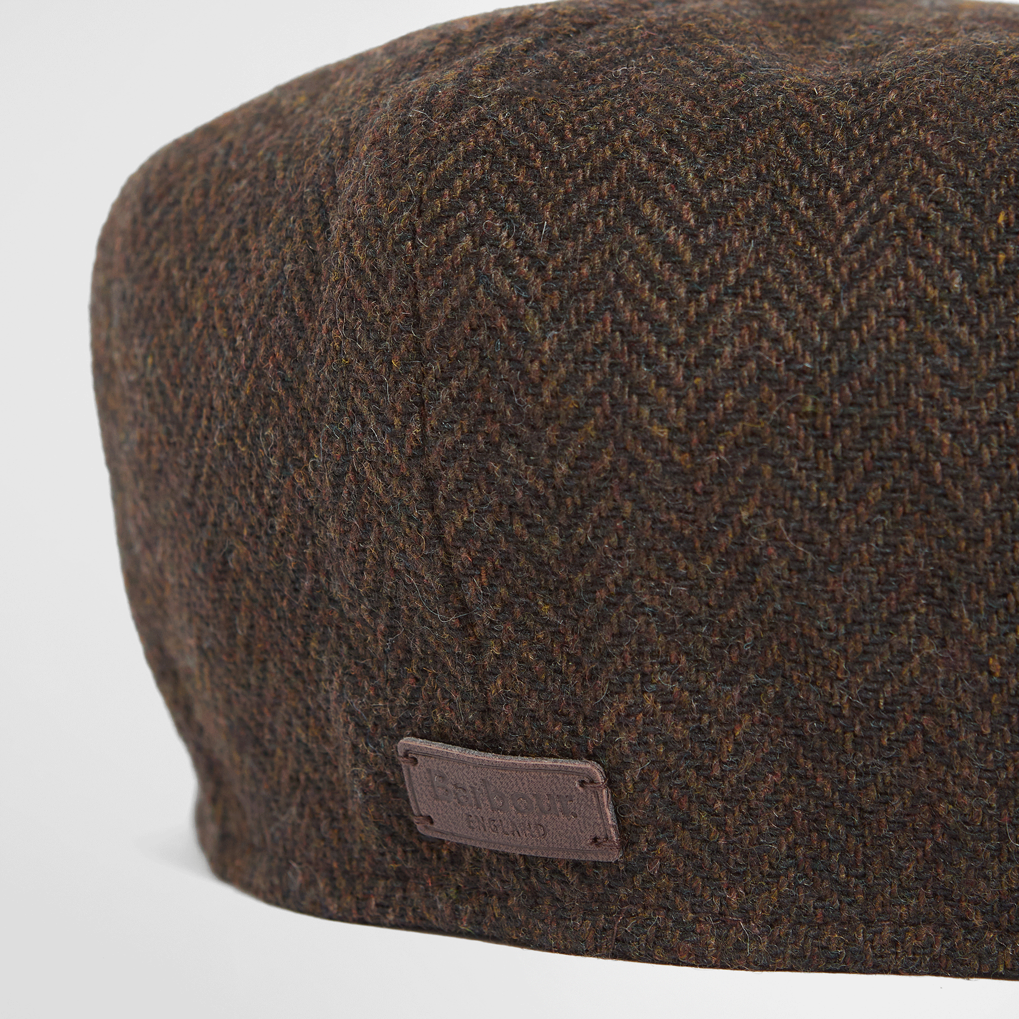 Barbour Fyne Bakerboy Cap Dark Brown