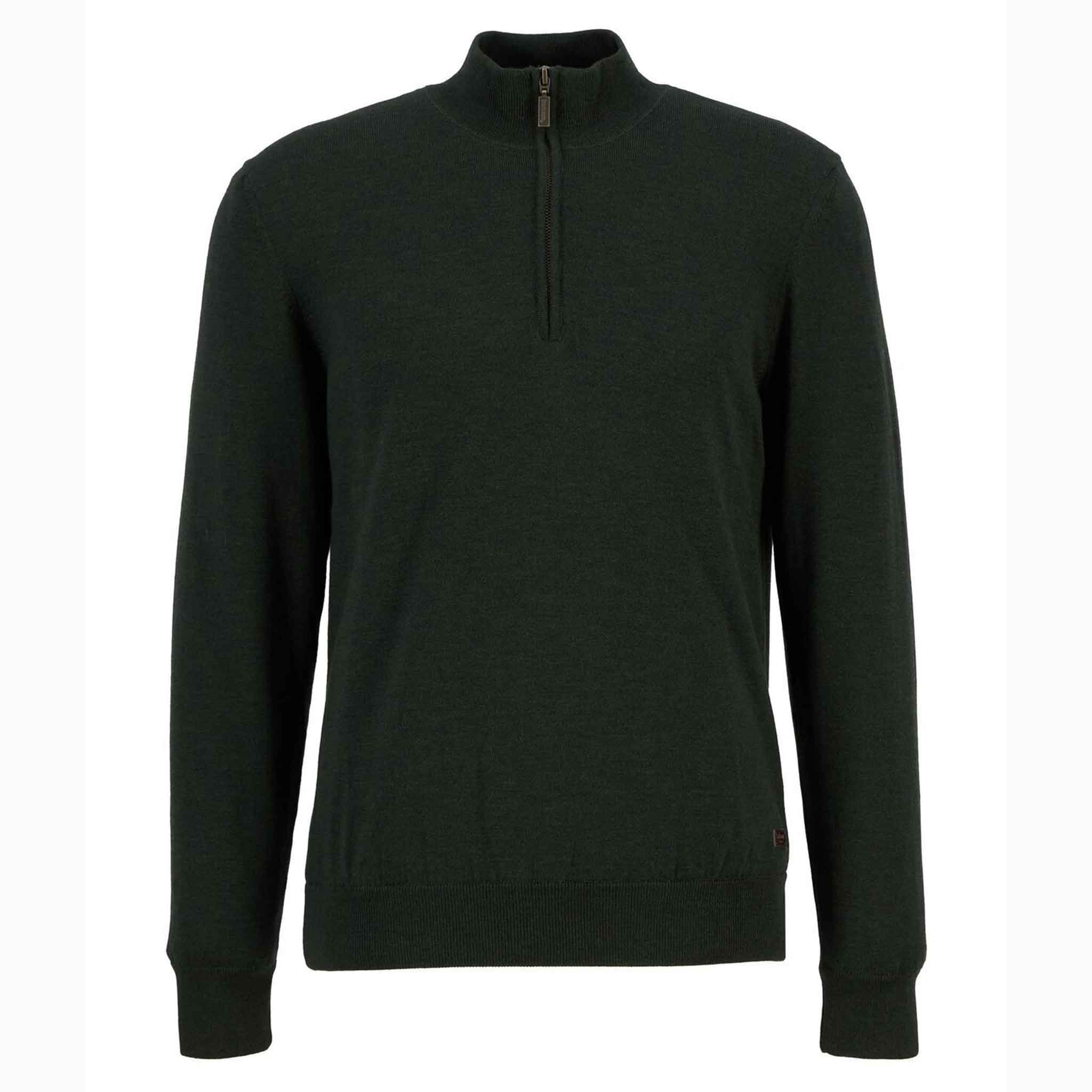 Barbour Gamlin Half Zip Jumper Olive