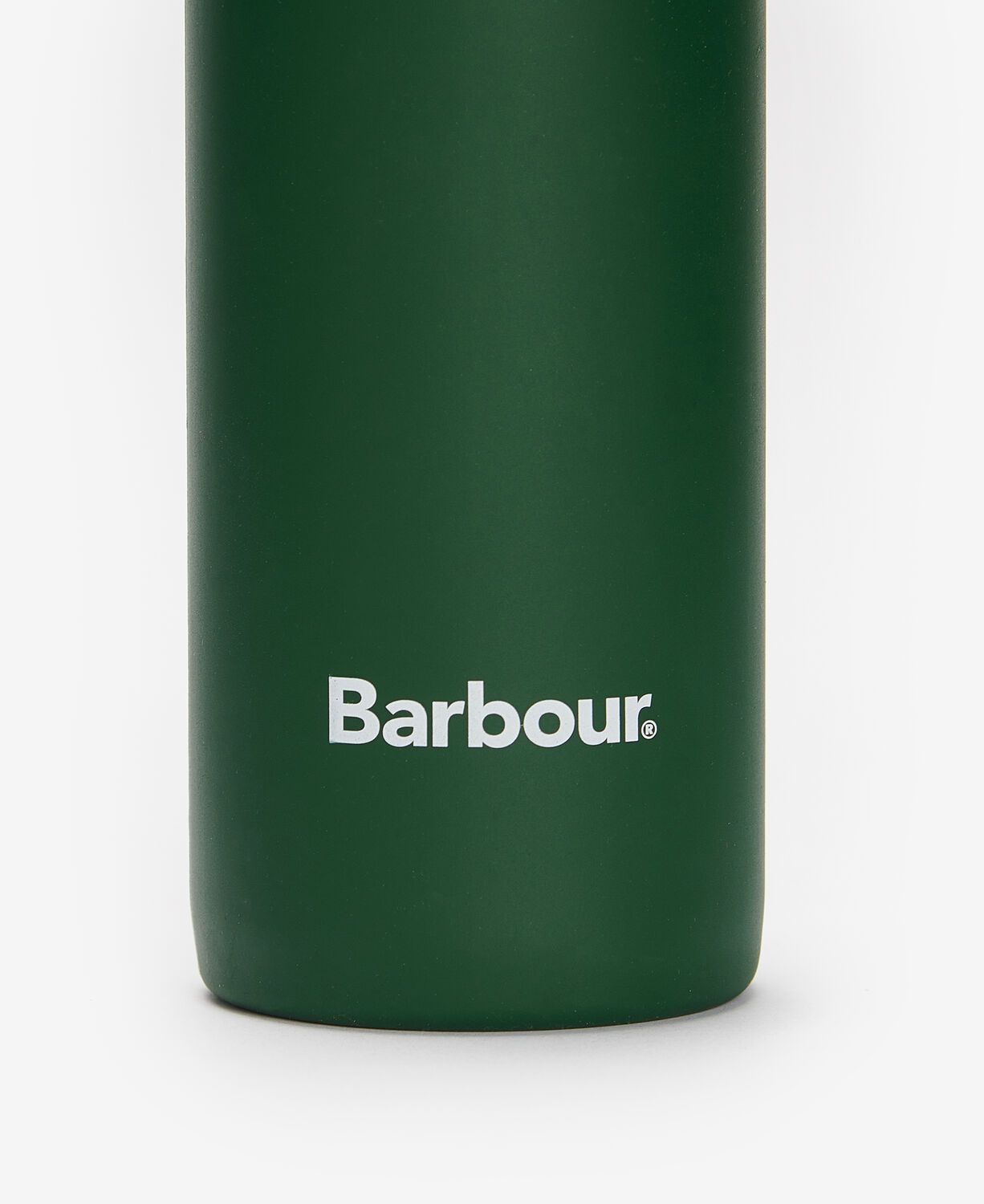 Barbour Glass Water Bottle with Silicone Sleeve 500ml Green 3