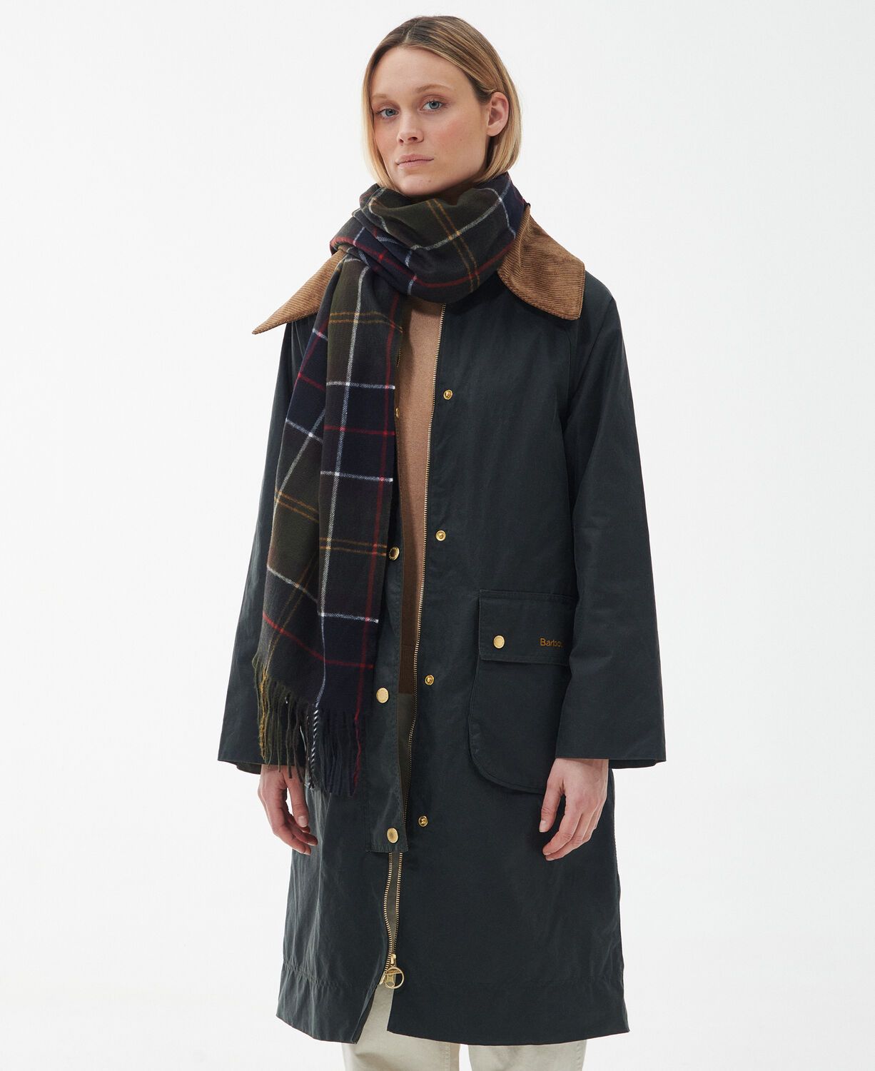 Barbour Hailes Tartan Scarf Classic Tartan 1