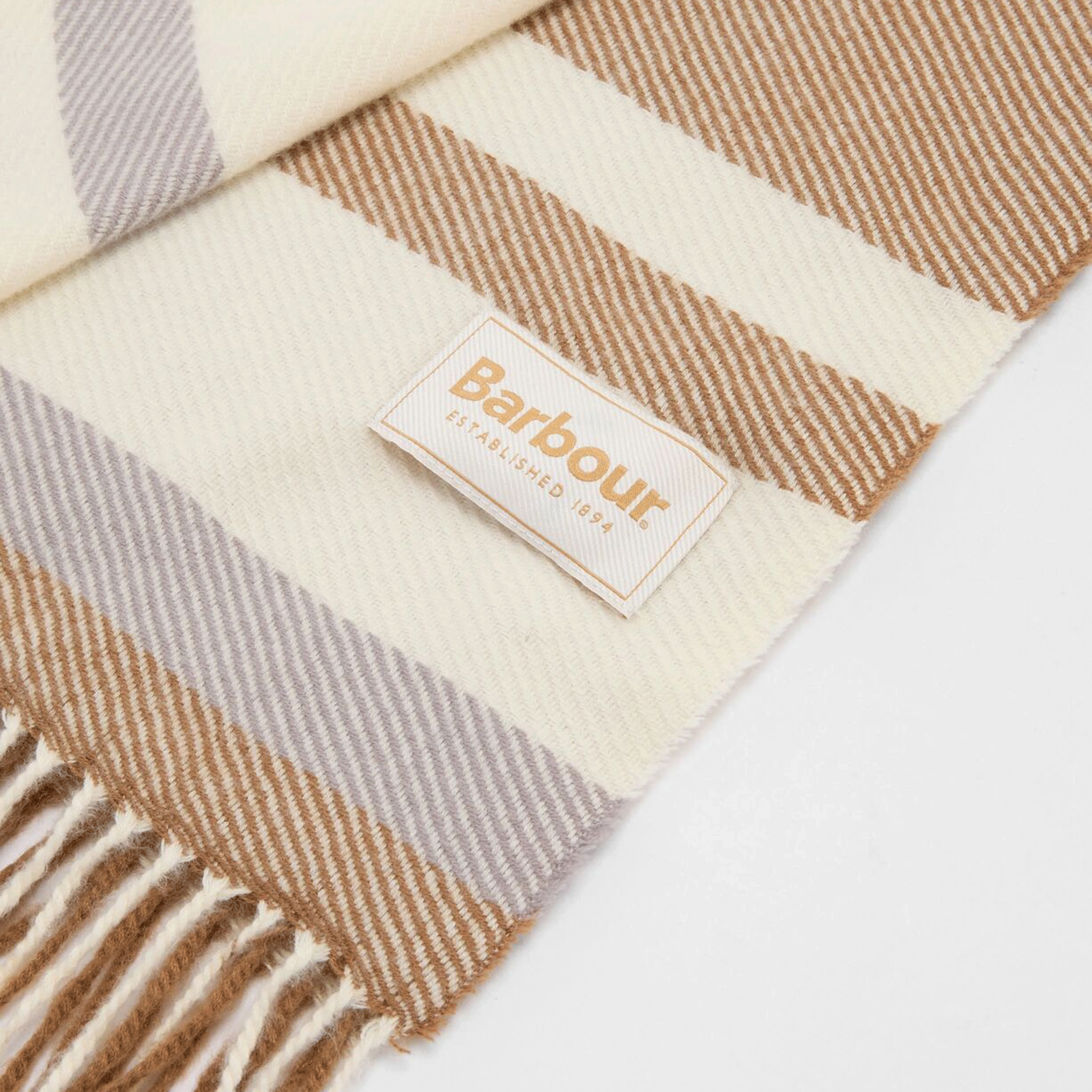 Barbour Harriet Tartan Scarf Hessian