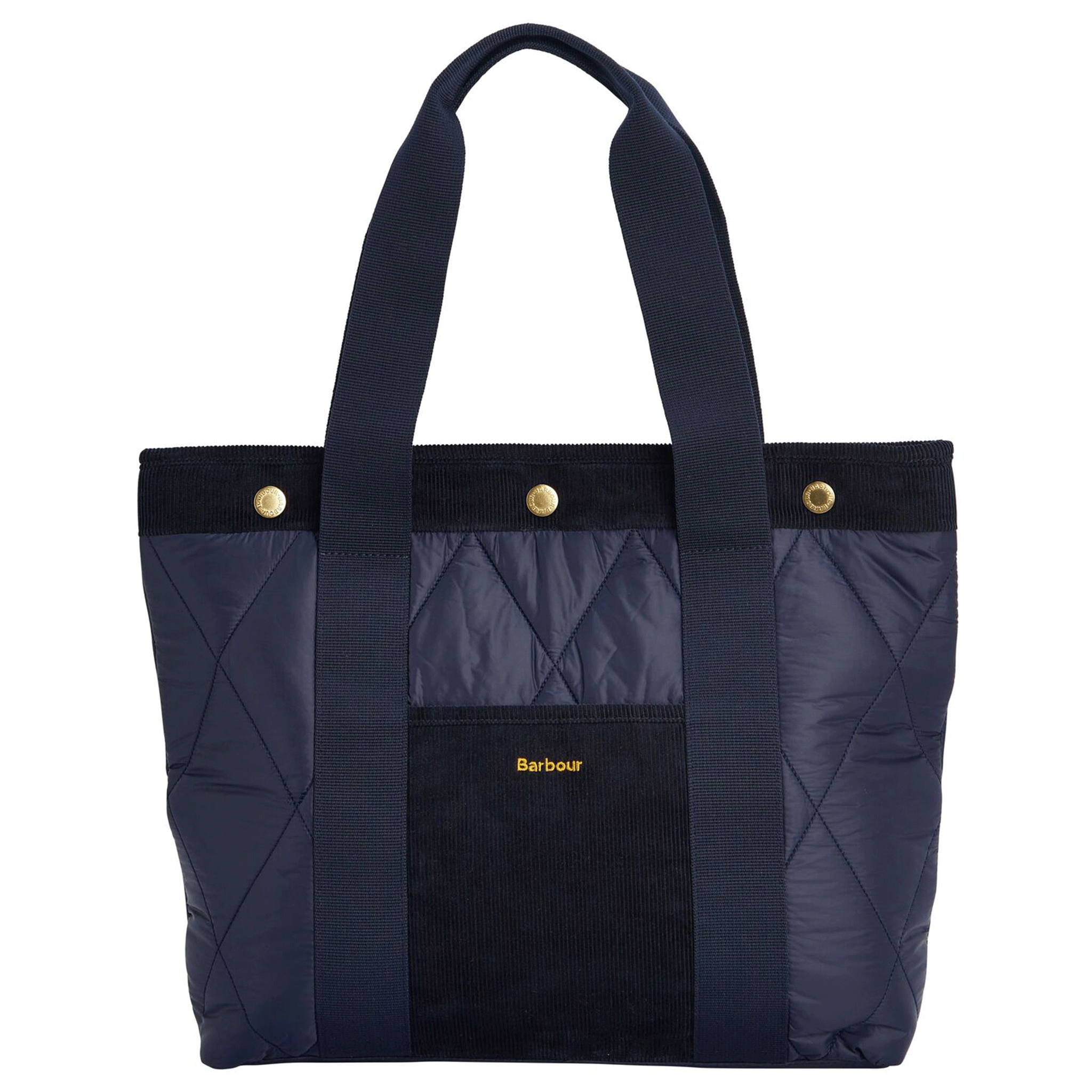 Barbour Healy Quilted Tote Bag Classic Navy