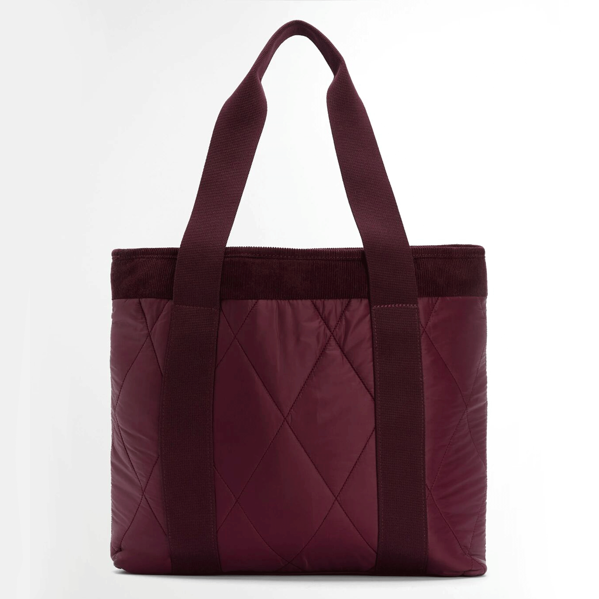 Barbour Healy Quilted Tote Bag Merlot
