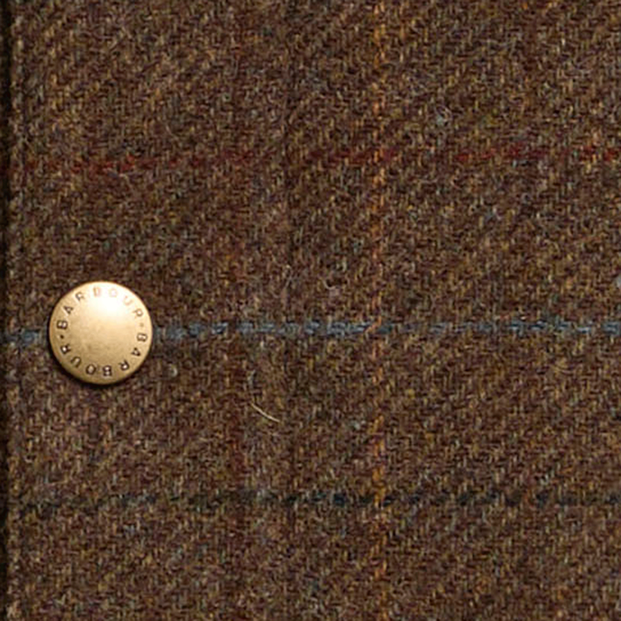 Barbour Hereford Tweed Wool Jacket Moss Green Mens