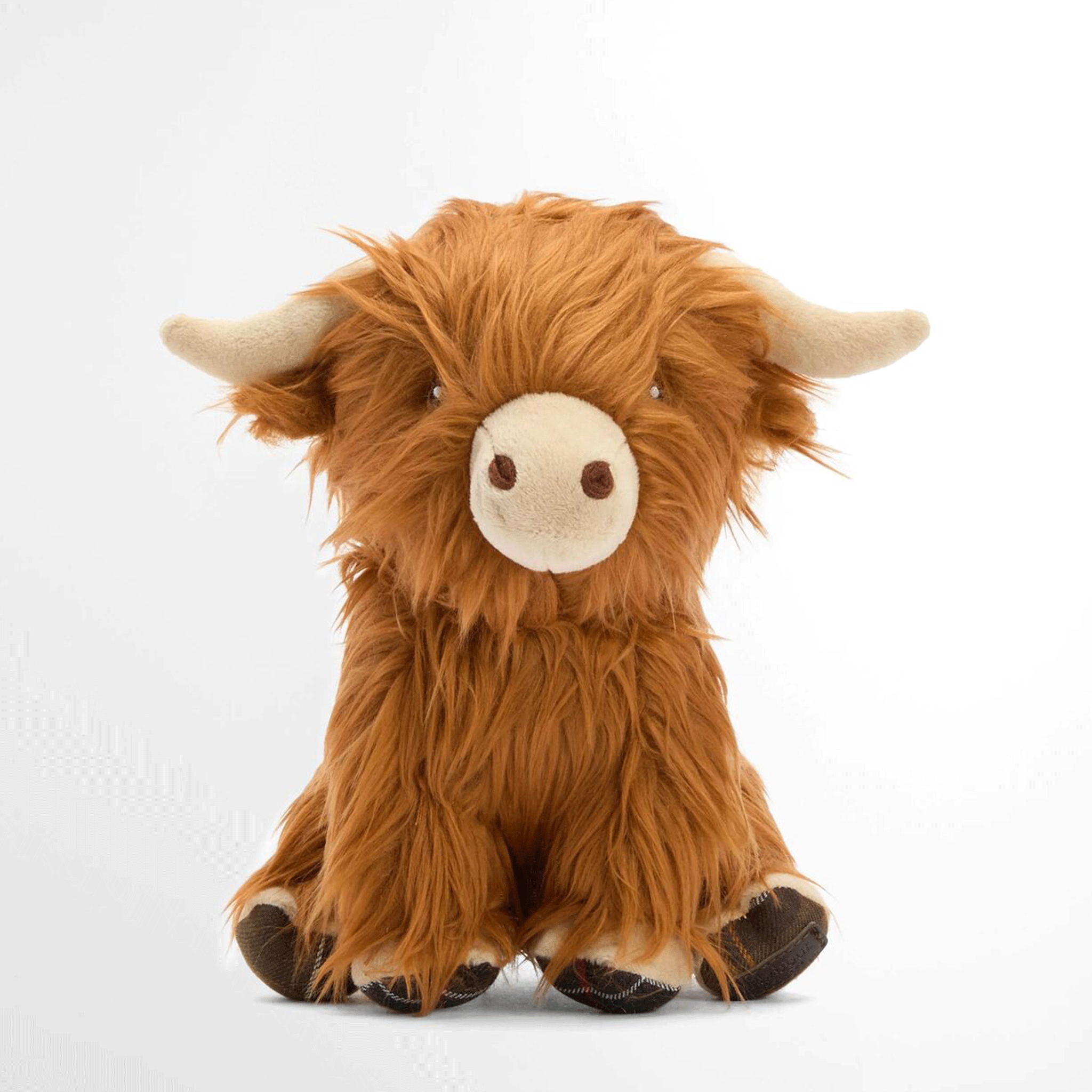 Barbour Highland Cow Soft Dog Toy