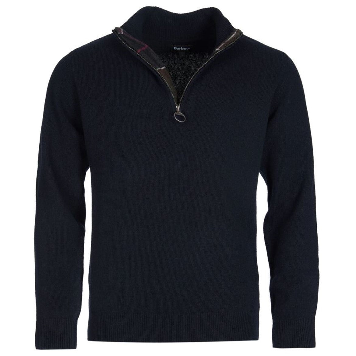 Barbour Holden Lambswool Half Zip Jumper Navy 1