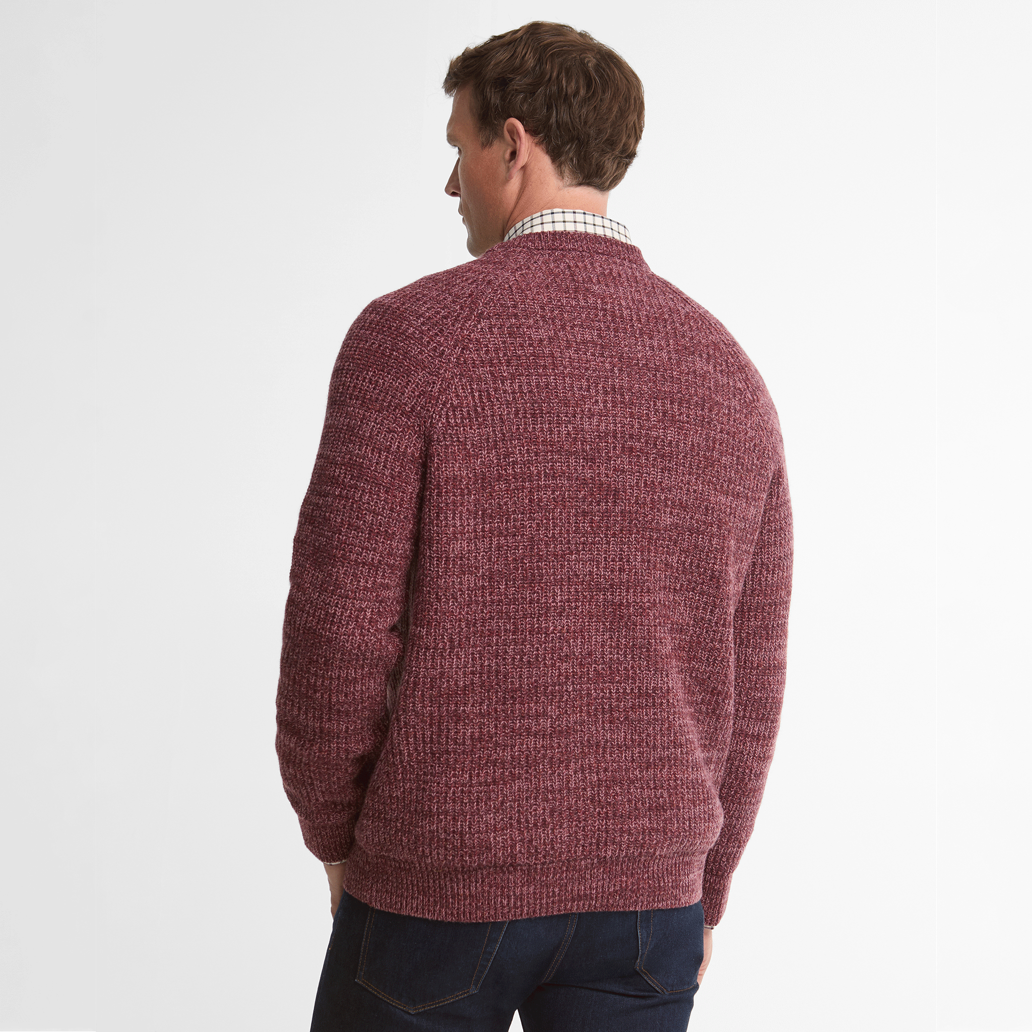Barbour Horseford Crew Neck Jumper Mauve