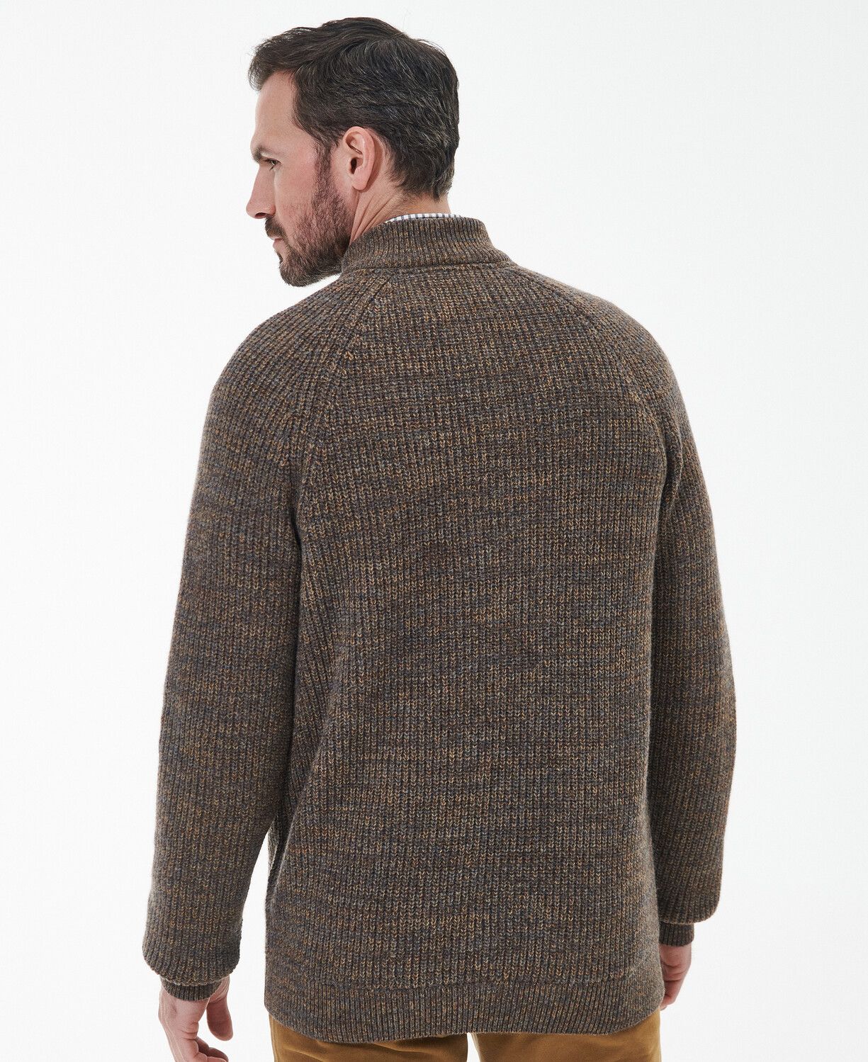 Barbour Horseford Half Zip Jumper Sandstone 4