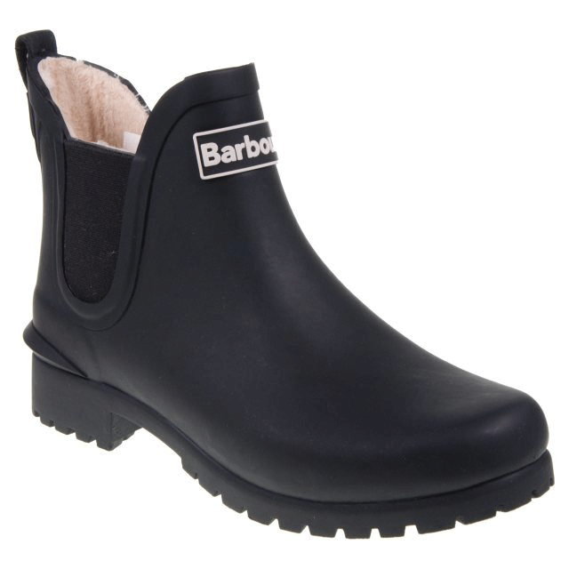 Barbour Kirkton Ankle Wellies Black Womens