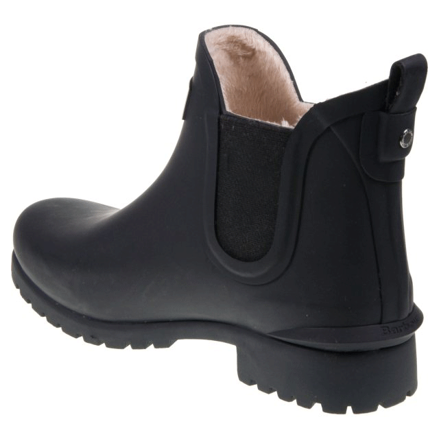Barbour Kirkton Ankle Wellies Black Womens