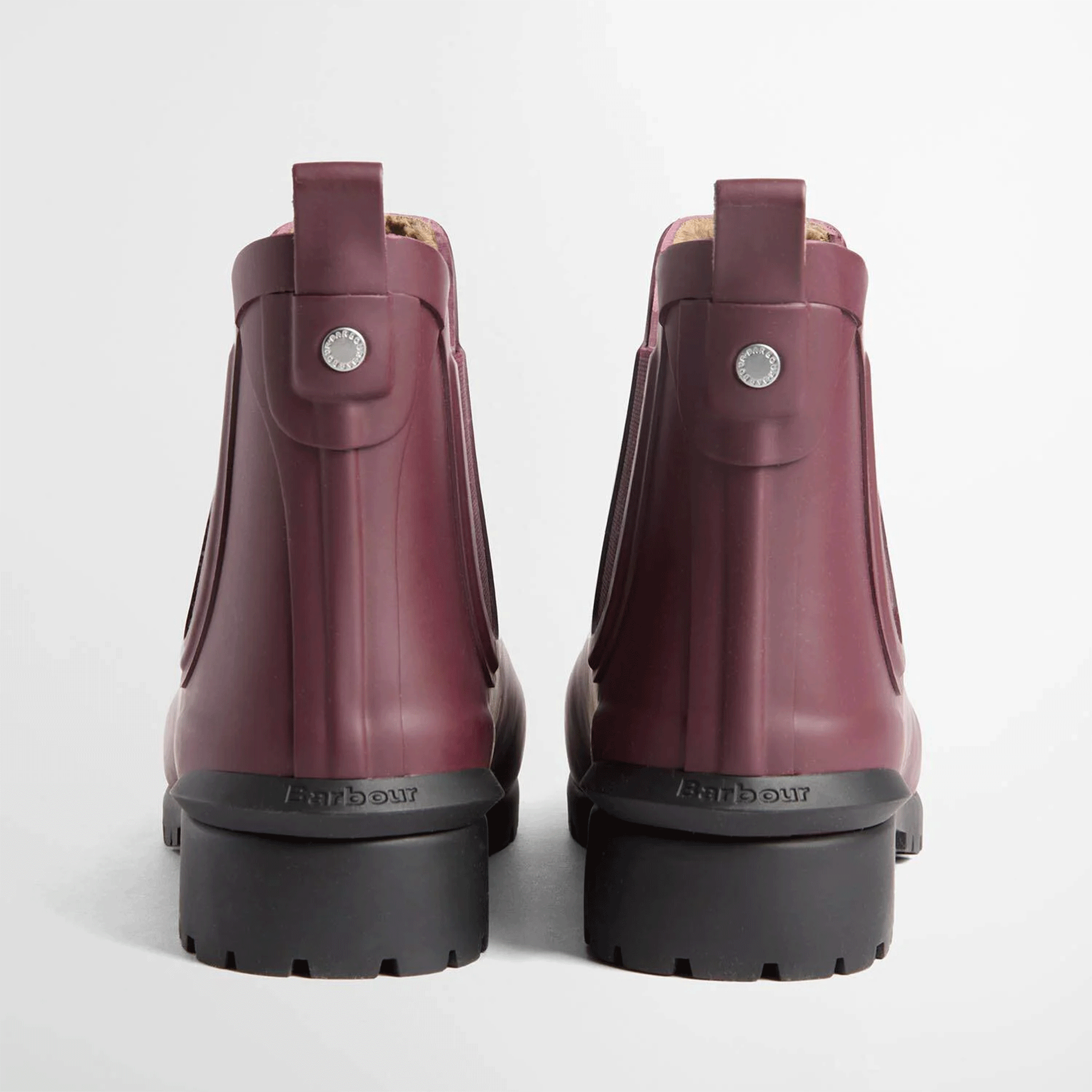 Barbour Kirkton Ankle Wellingtons Fig Womens