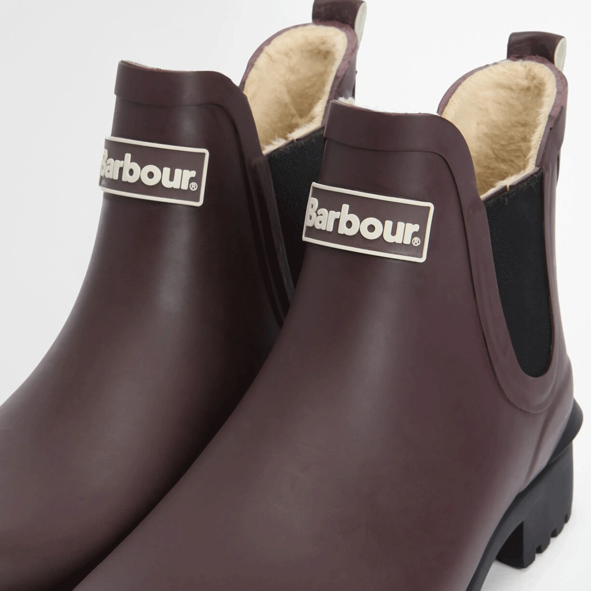 Barbour Kirkton Chelsea Wellington Boots Fudge