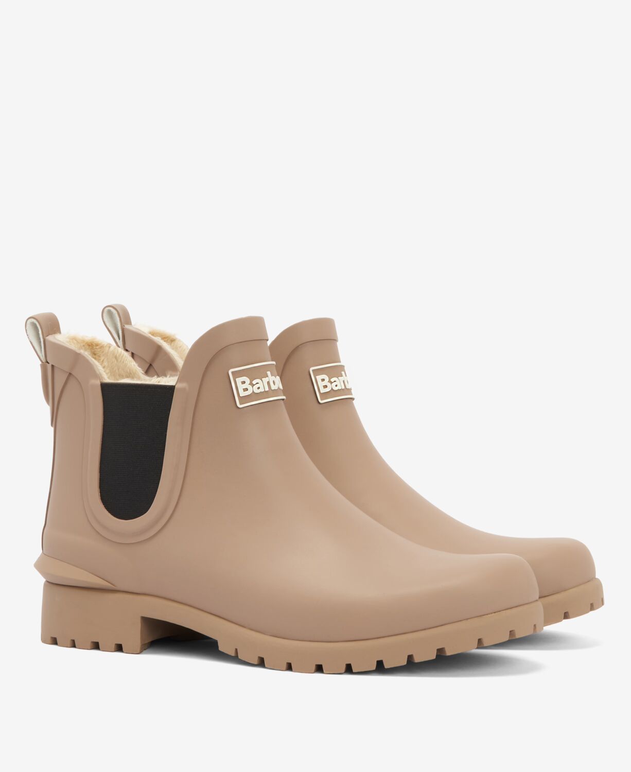 Barbour Kirkton Ladies Chelsea Wellington Boots Putty 3