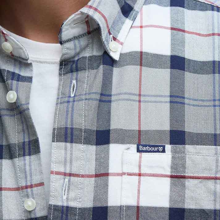 Barbour Lewis Tailored Shirt Bleached Pine Tartan