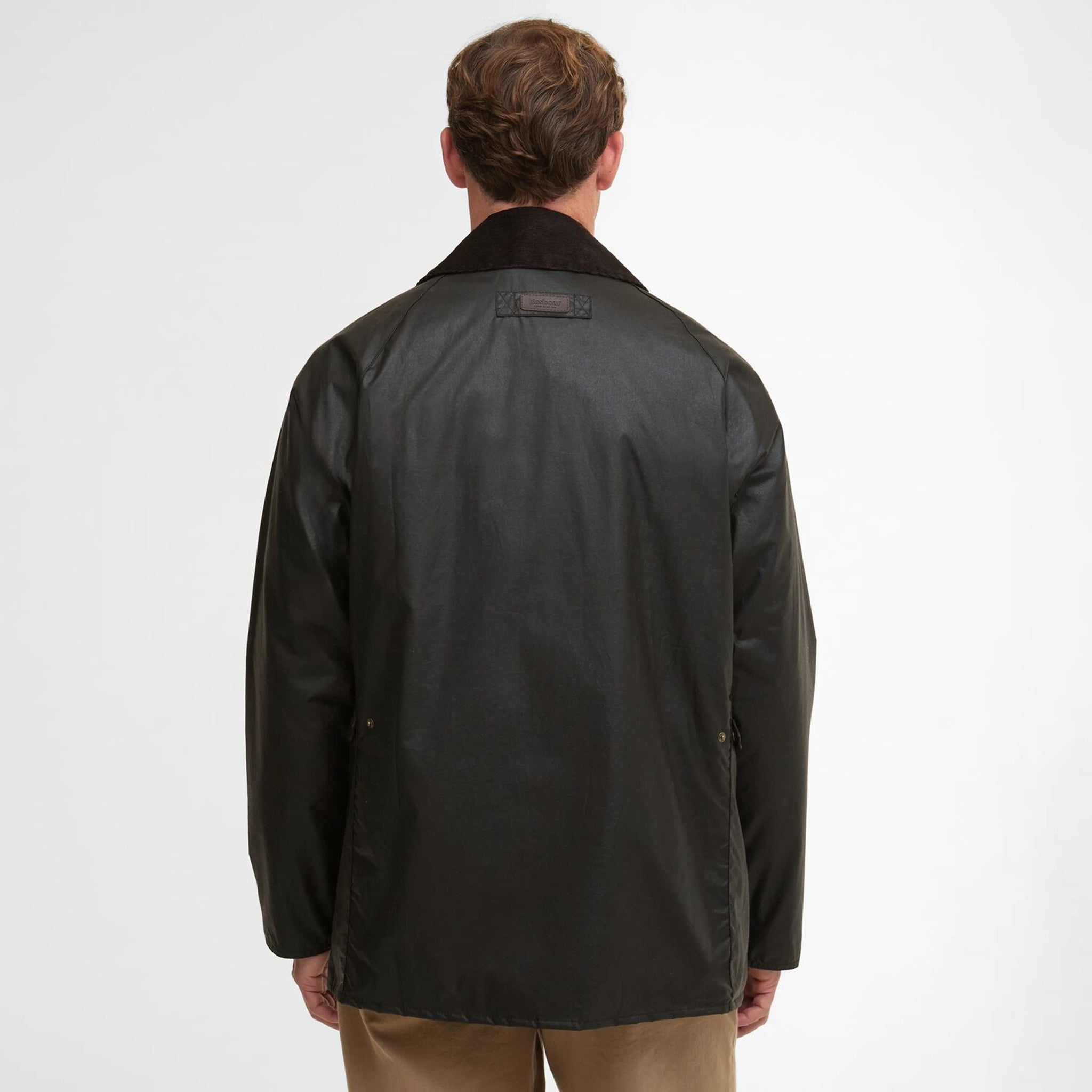 Barbour Lightweight Stratford Men's Waxed Jacket Dark Olive