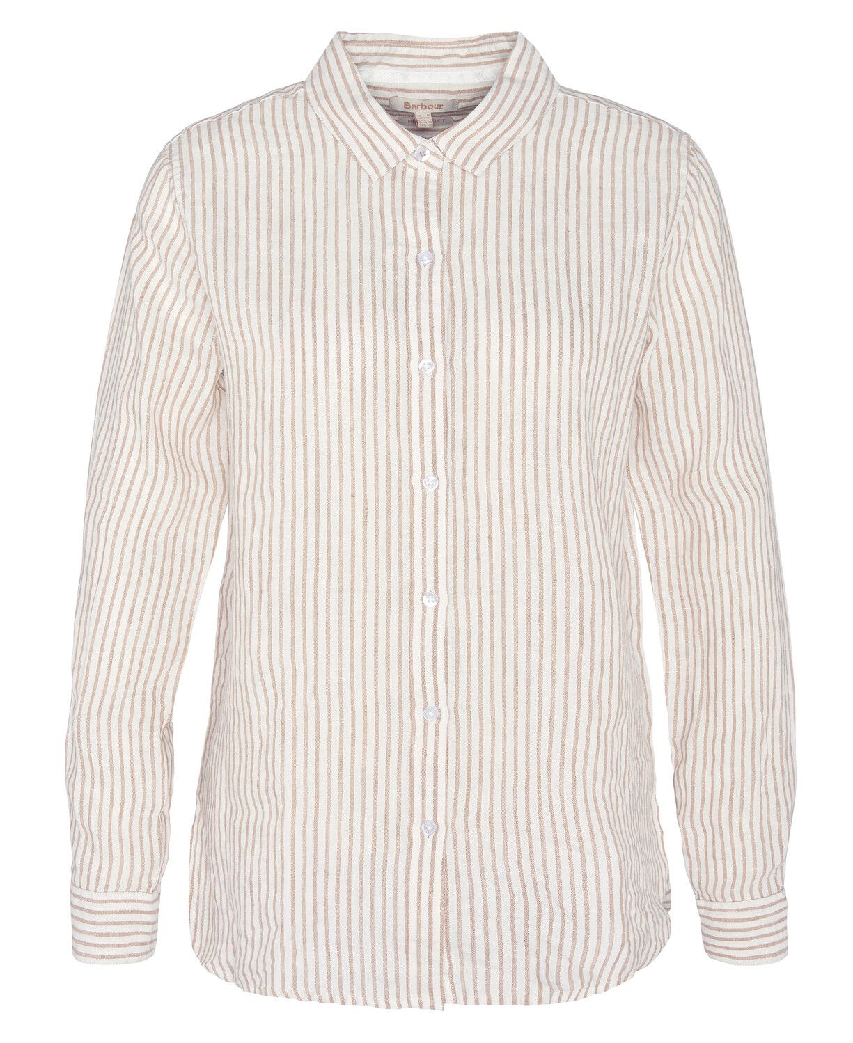 Barbour Marine Ladies Relaxed Shirt Tannin Stripe 2
