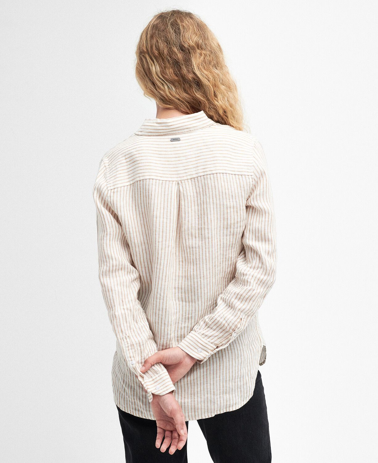 Barbour Marine Ladies Relaxed Shirt Tannin Stripe 3