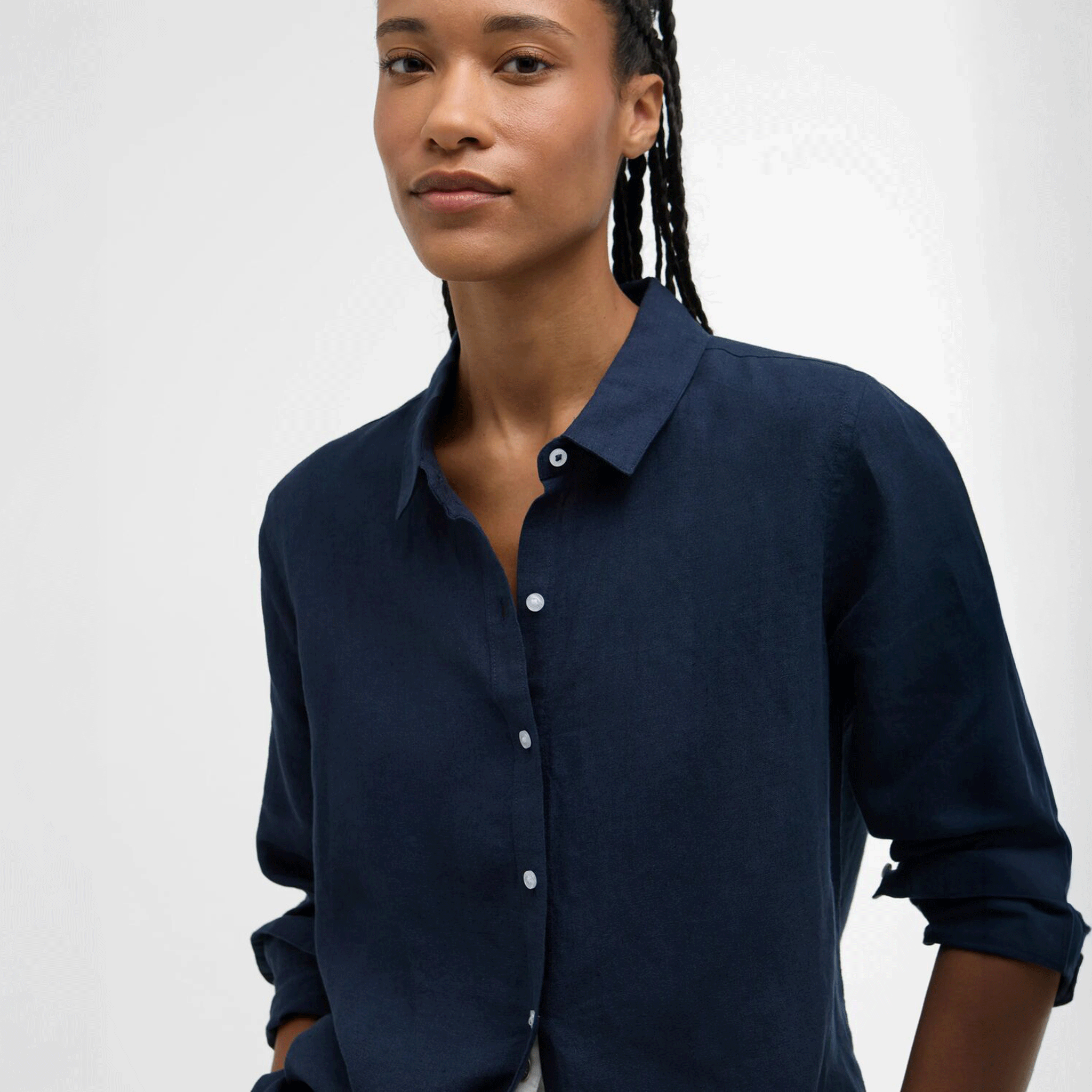 Barbour Marine Women's Relaxed Shirt Navy