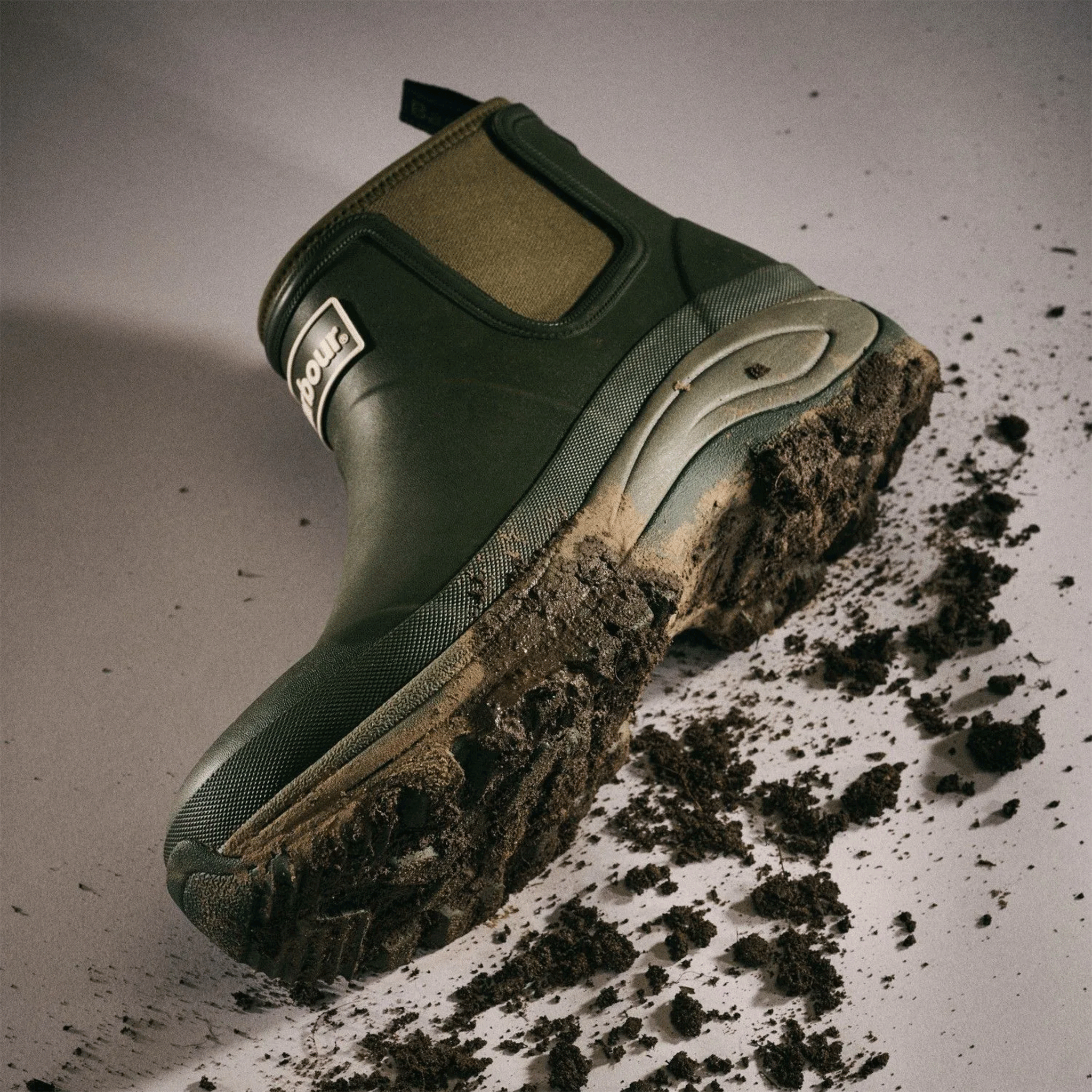 Barbour Matfen Men's Chelsea Wellingtons Olive