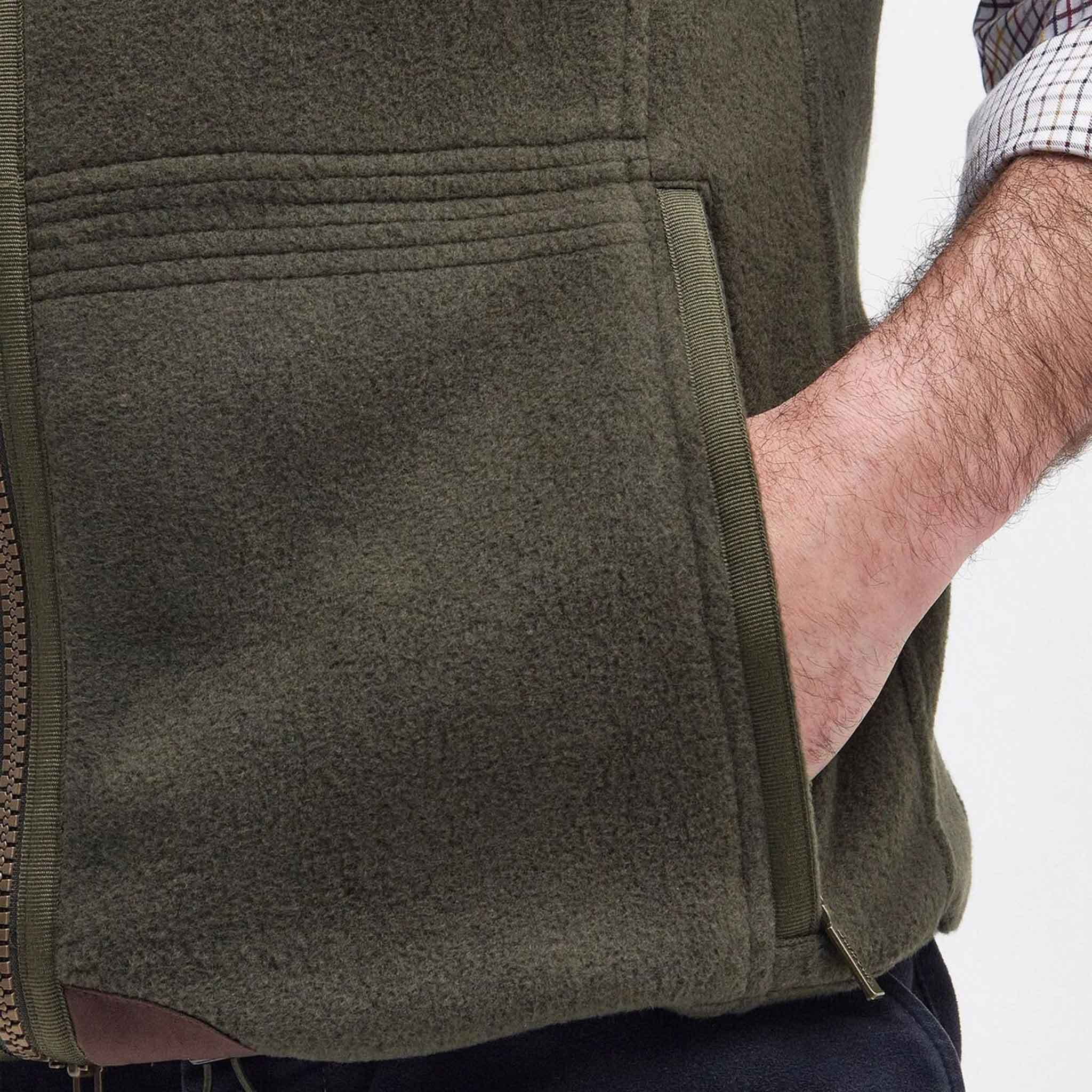 Barbour Men's Langdale Fleece Gilet Olive