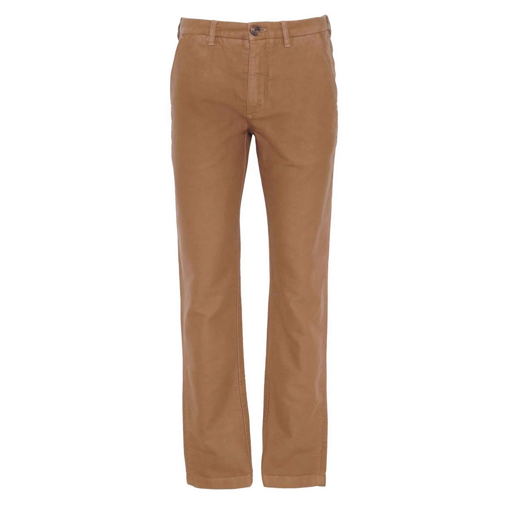 Barbour Men's Moleskin Tailored Trousers Sandstone