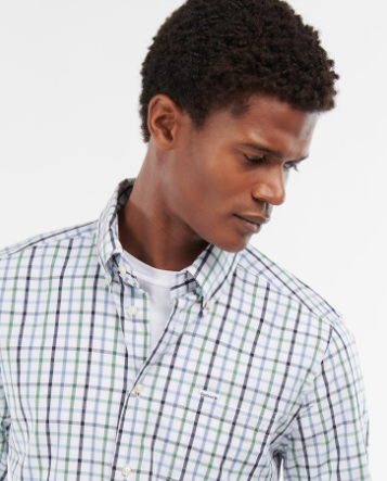 Barbour Men's Eldon Tailored Shirt Green 4
