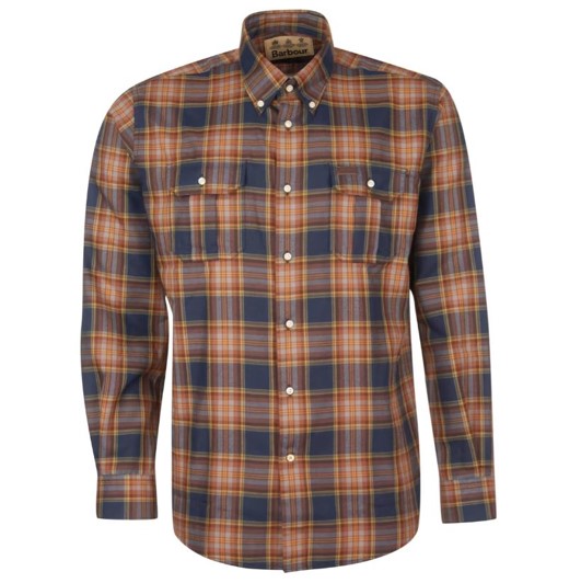 Barbour Men's Singsby Thermo Weave Shirt Navy 1