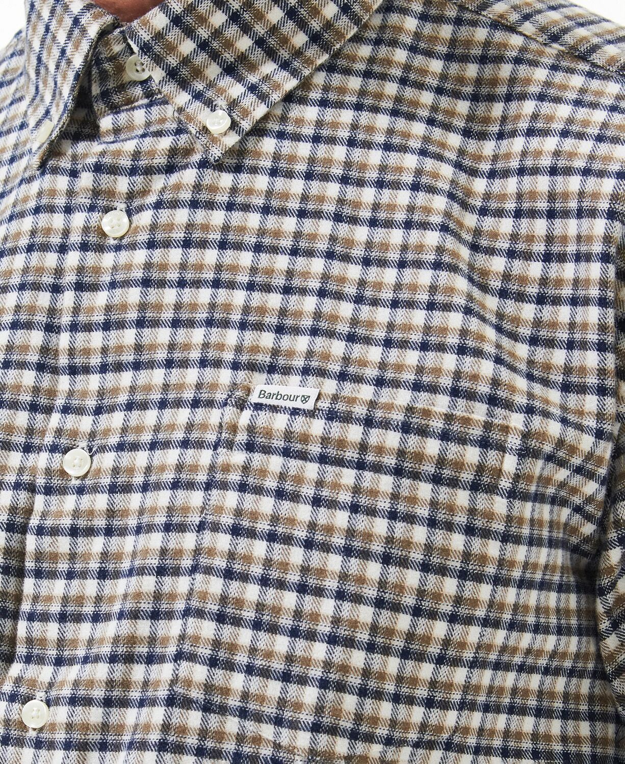 Barbour Men's Tanlaw Shirt Whisper Classic White 4