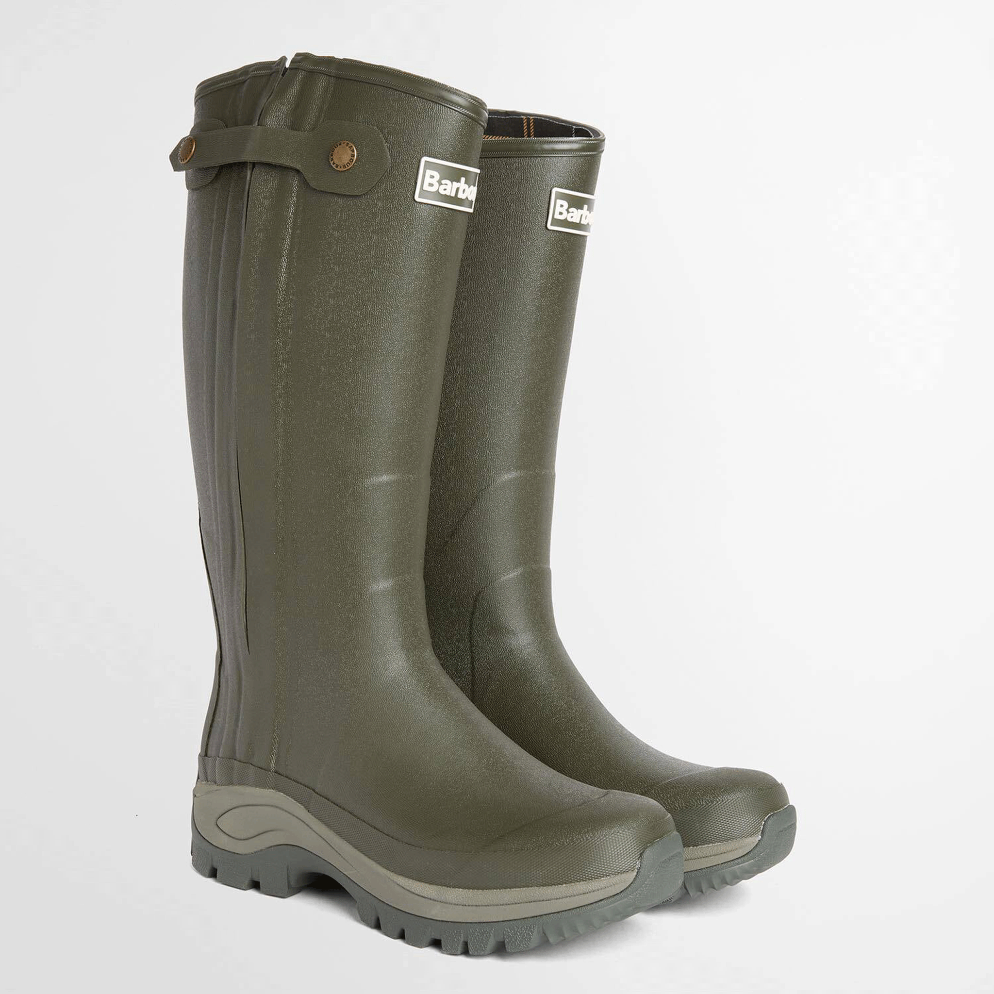 Barbour Mens Teesdale Wellingtons Olive