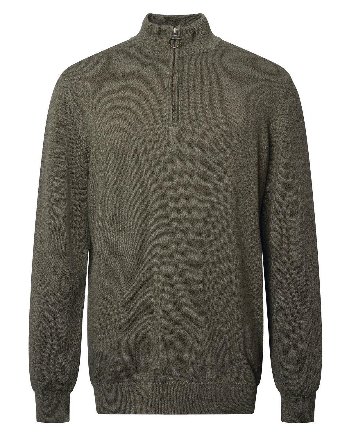 Barbour Men's Whitfield Half Zip Jumper Olive 2