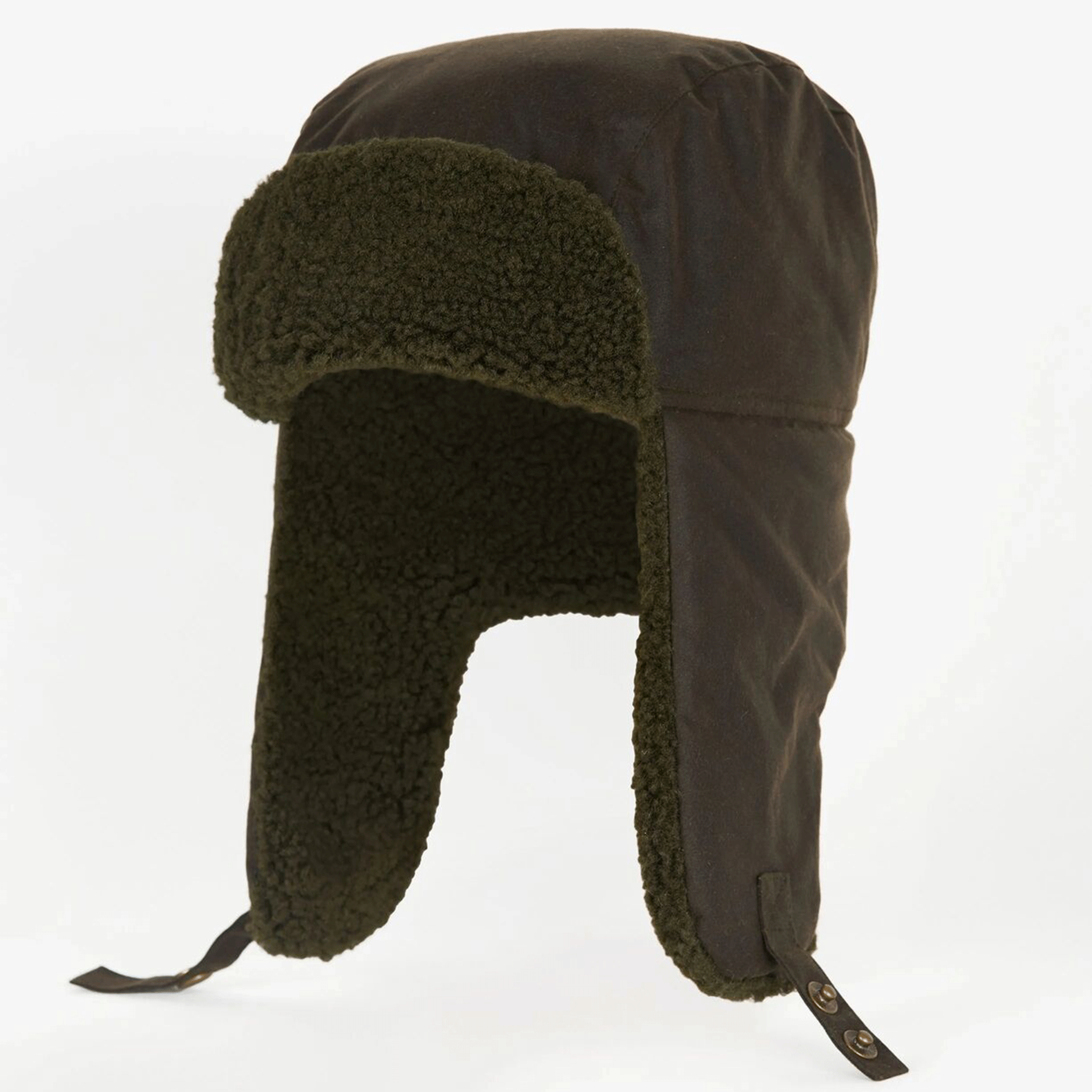Barbour Morar Waxed Trapper Hat Olive