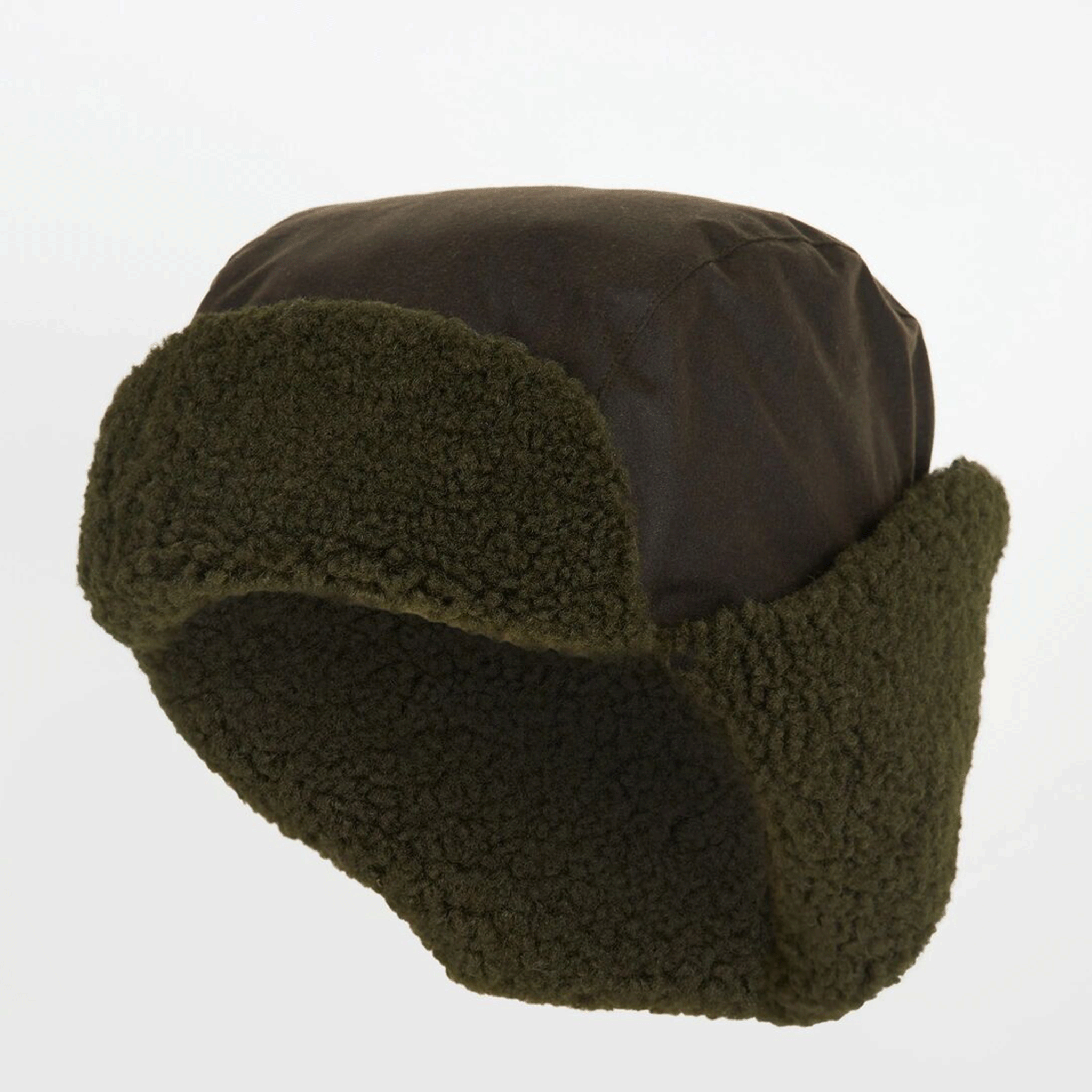 Barbour Morar Waxed Trapper Hat Olive