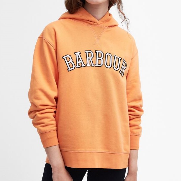 Barbour Northumberland Ladies Hoodie Apricot Crush 6