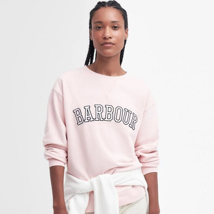 Barbour Northumberland Ladies Sweatshirt Shell Pink 4