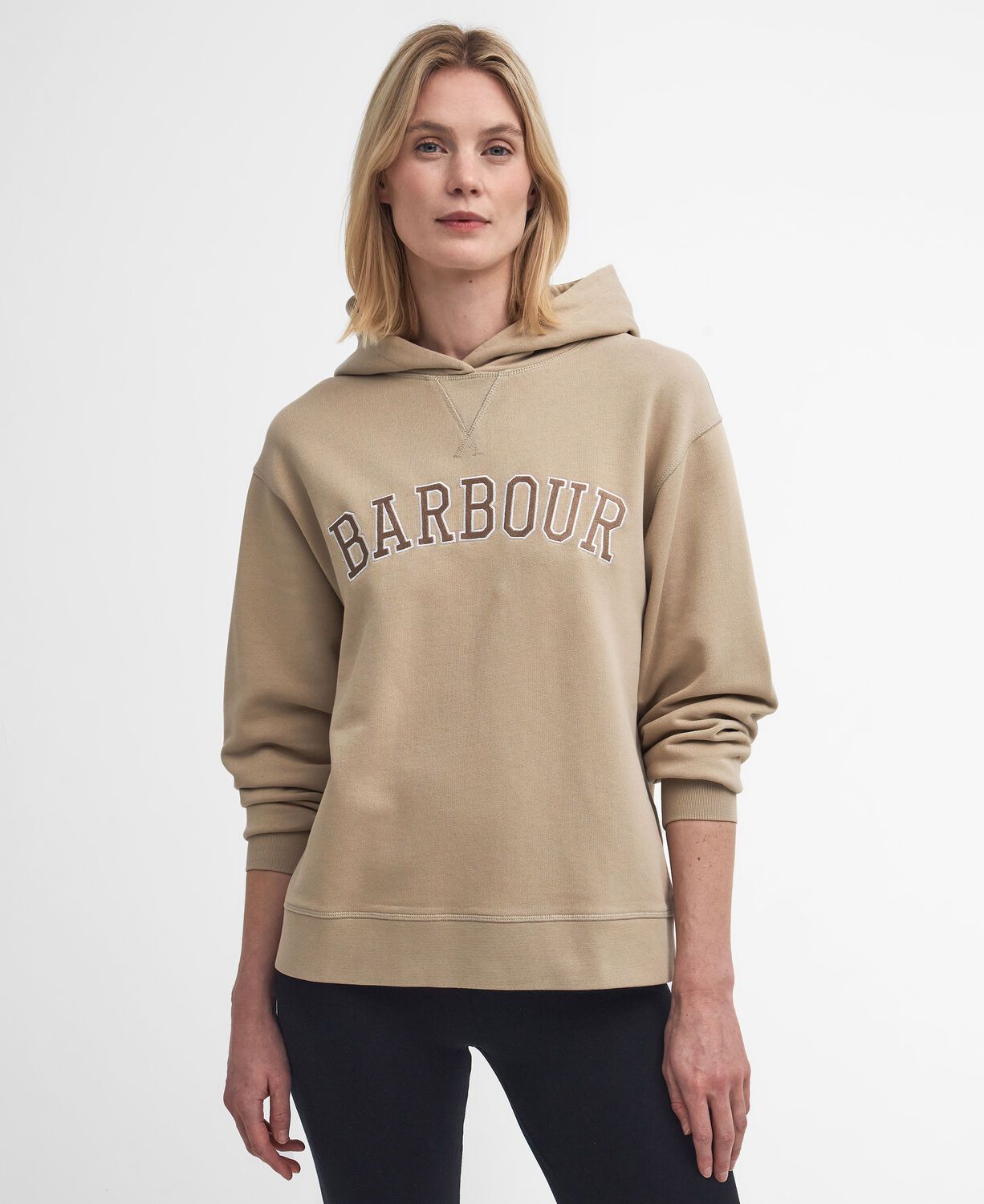 Barbour Northumberland Sweatshirt White Pepper 2