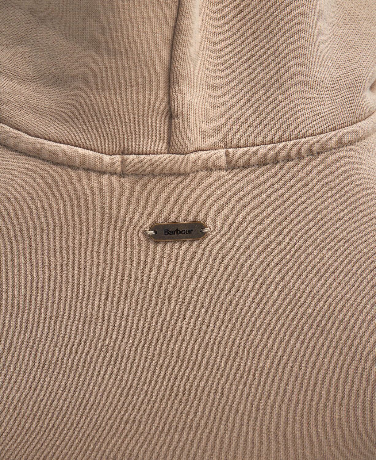 Barbour Northumberland Sweatshirt White Pepper 4