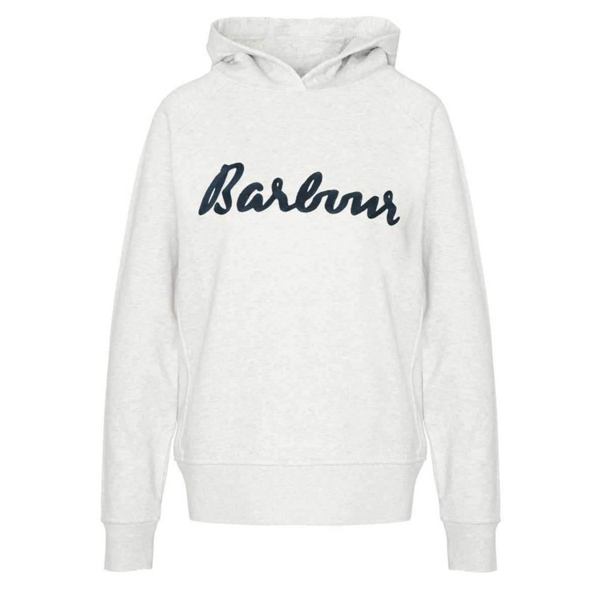 Barbour Otterburn Ladies Sweatshirt Hoodie Cloud Marl-Navy 1