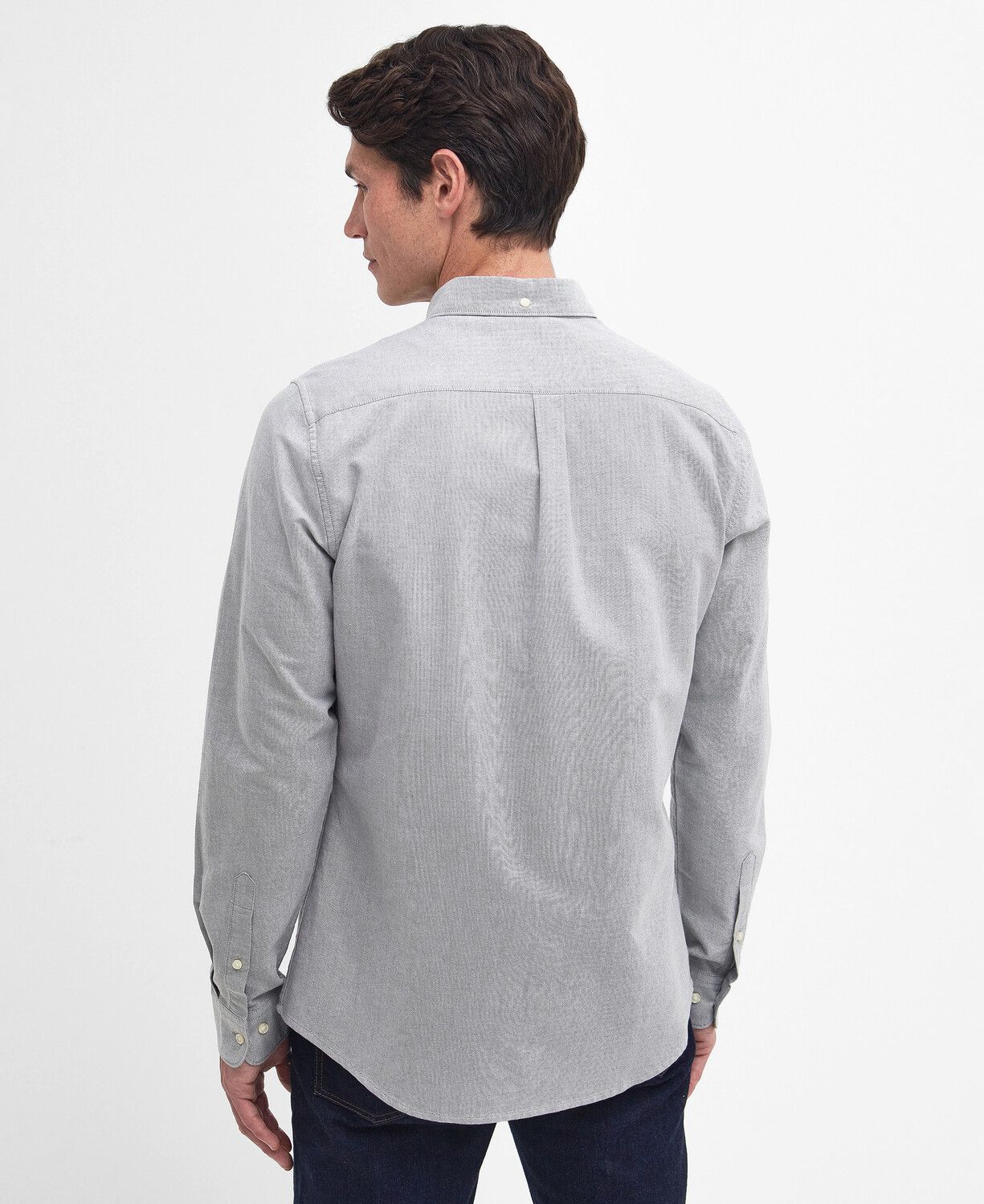 Barbour Oxtown Long Sleeve Tailored Shirt Pale Sage 3