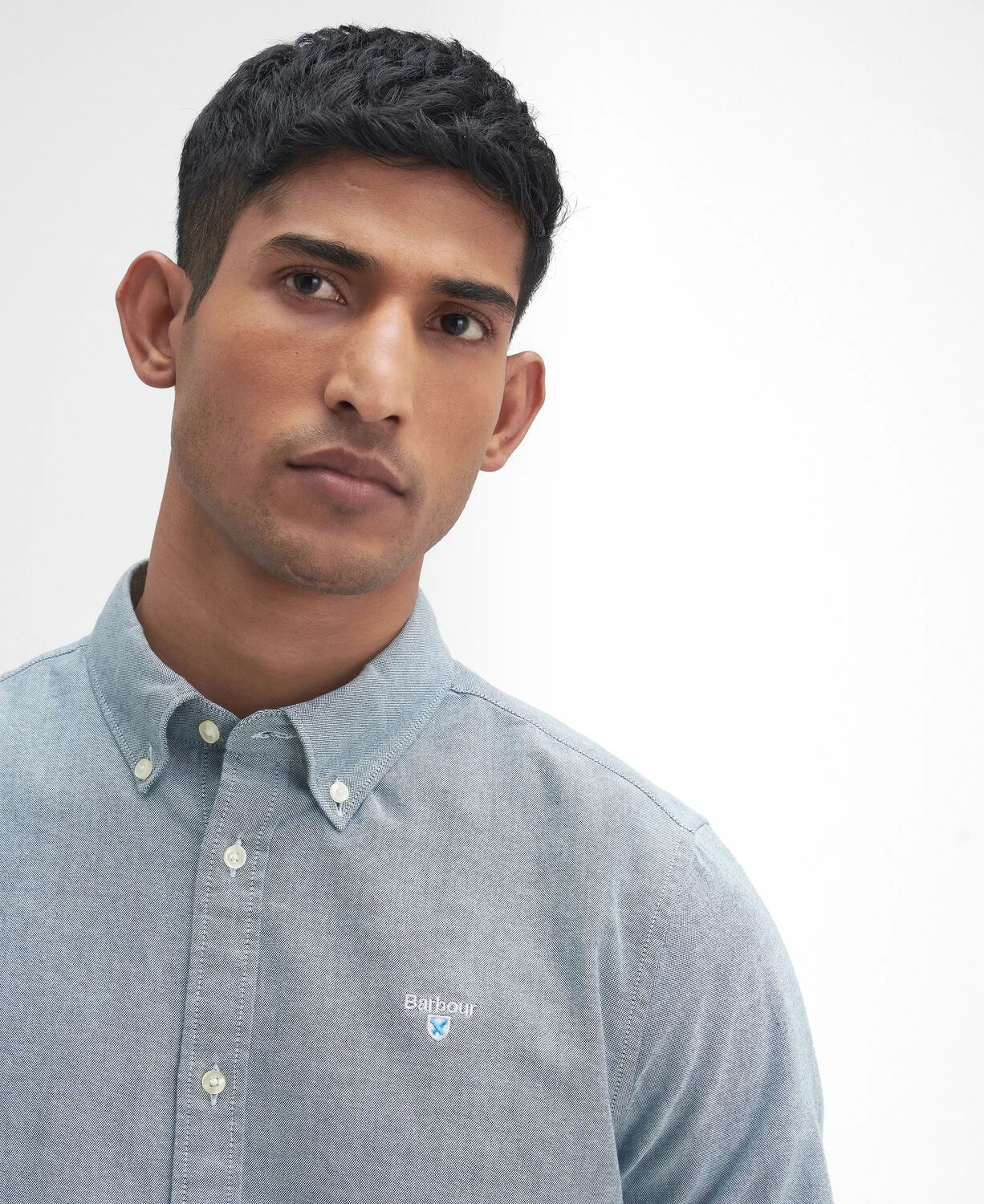 Barbour Oxtown Tailored Fit Oxford Shirt Evergreen 4