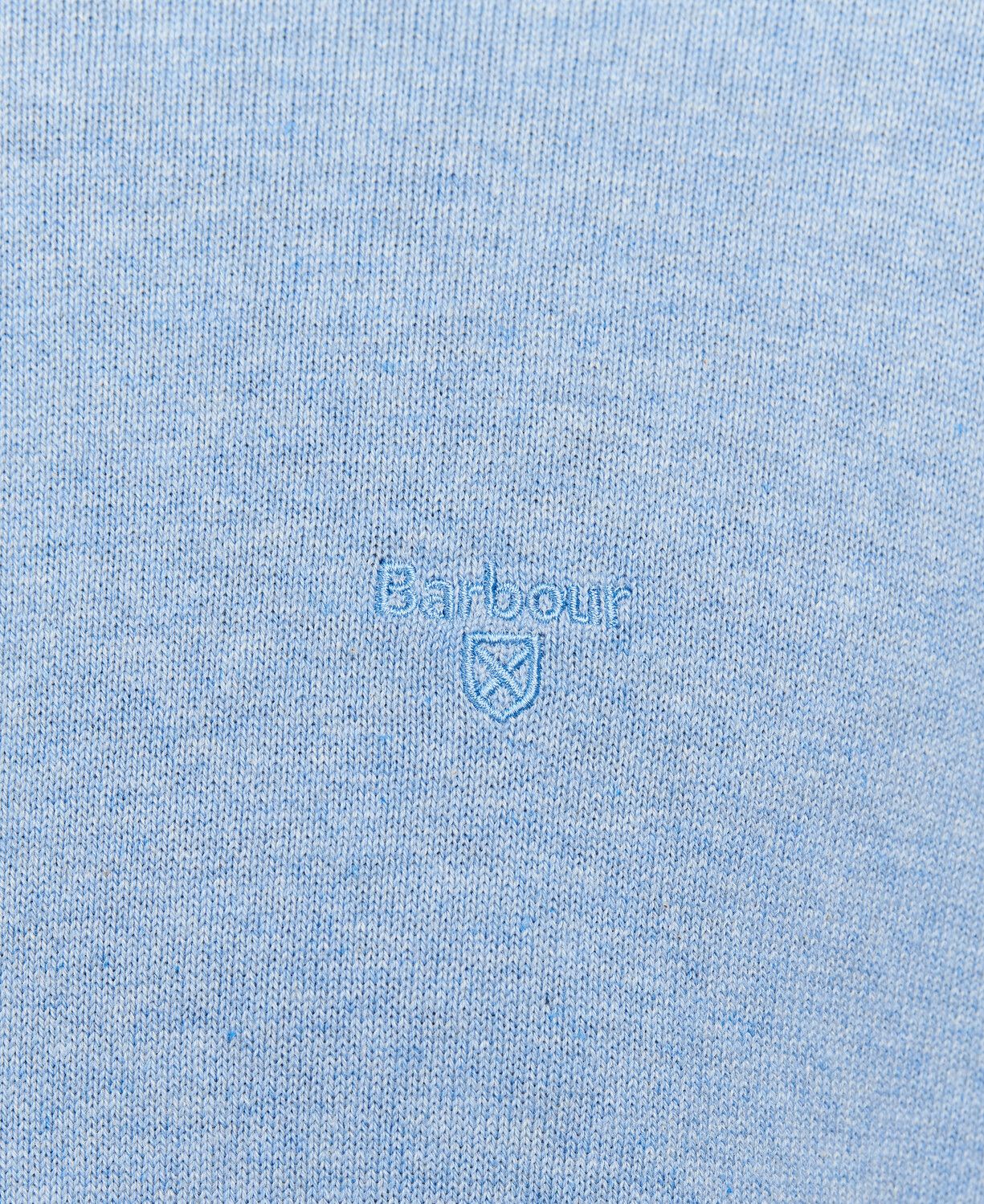 Barbour Pima Cotton Crew Neck Jumper Dark Chambray 4